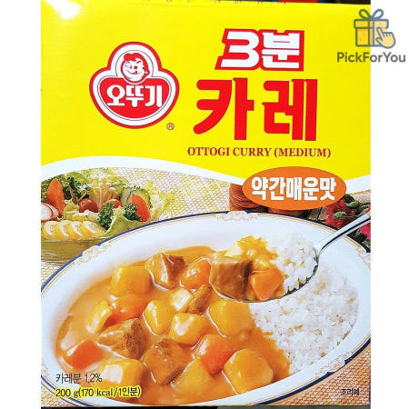 KC 3분 약간매운맛 카레 200g X6 아침대용 PC방음식