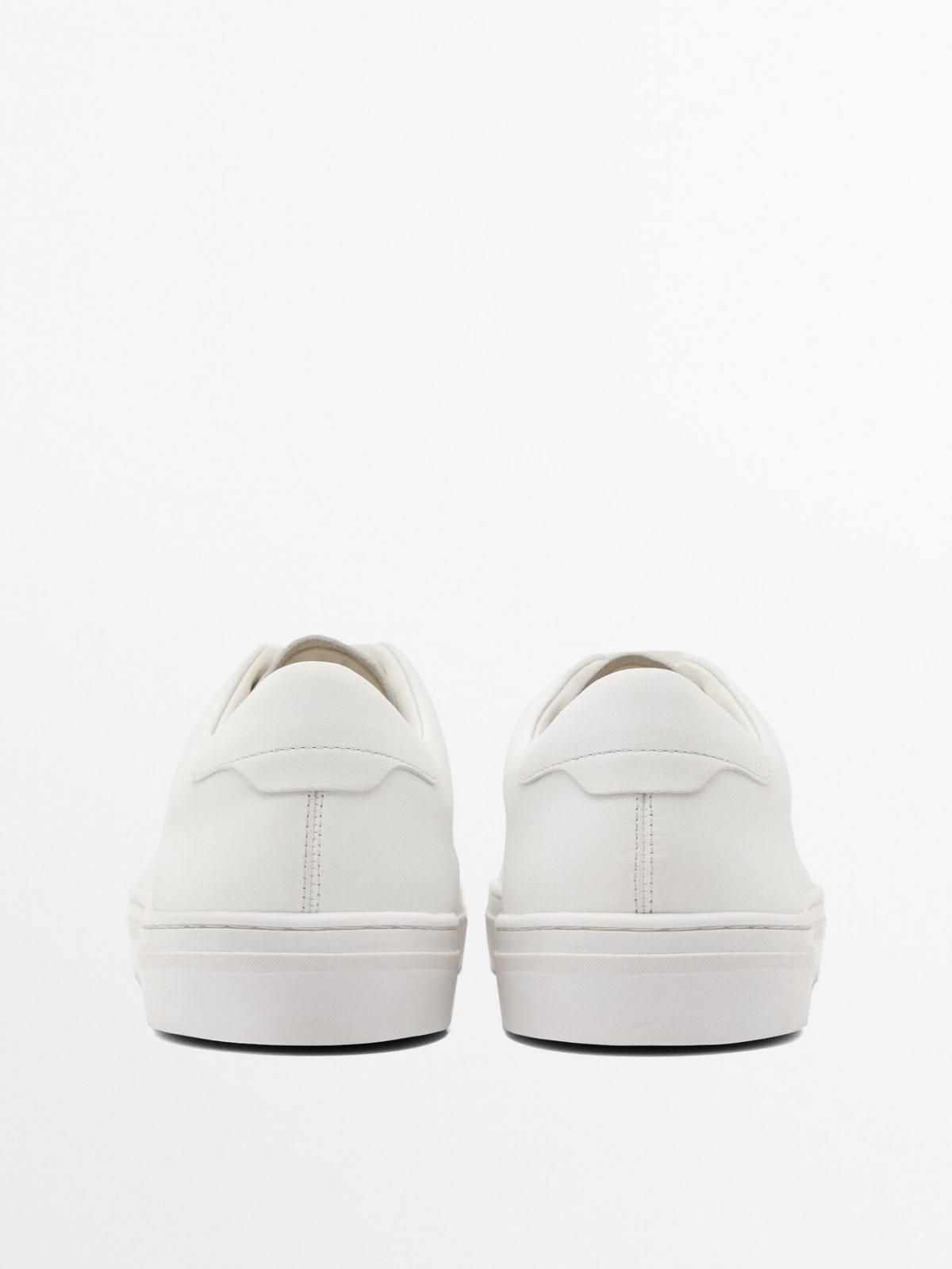 마시모두띠 스플릿 스웨이드 스니커즈 2161/450 WHITE - 상세 이미지 4