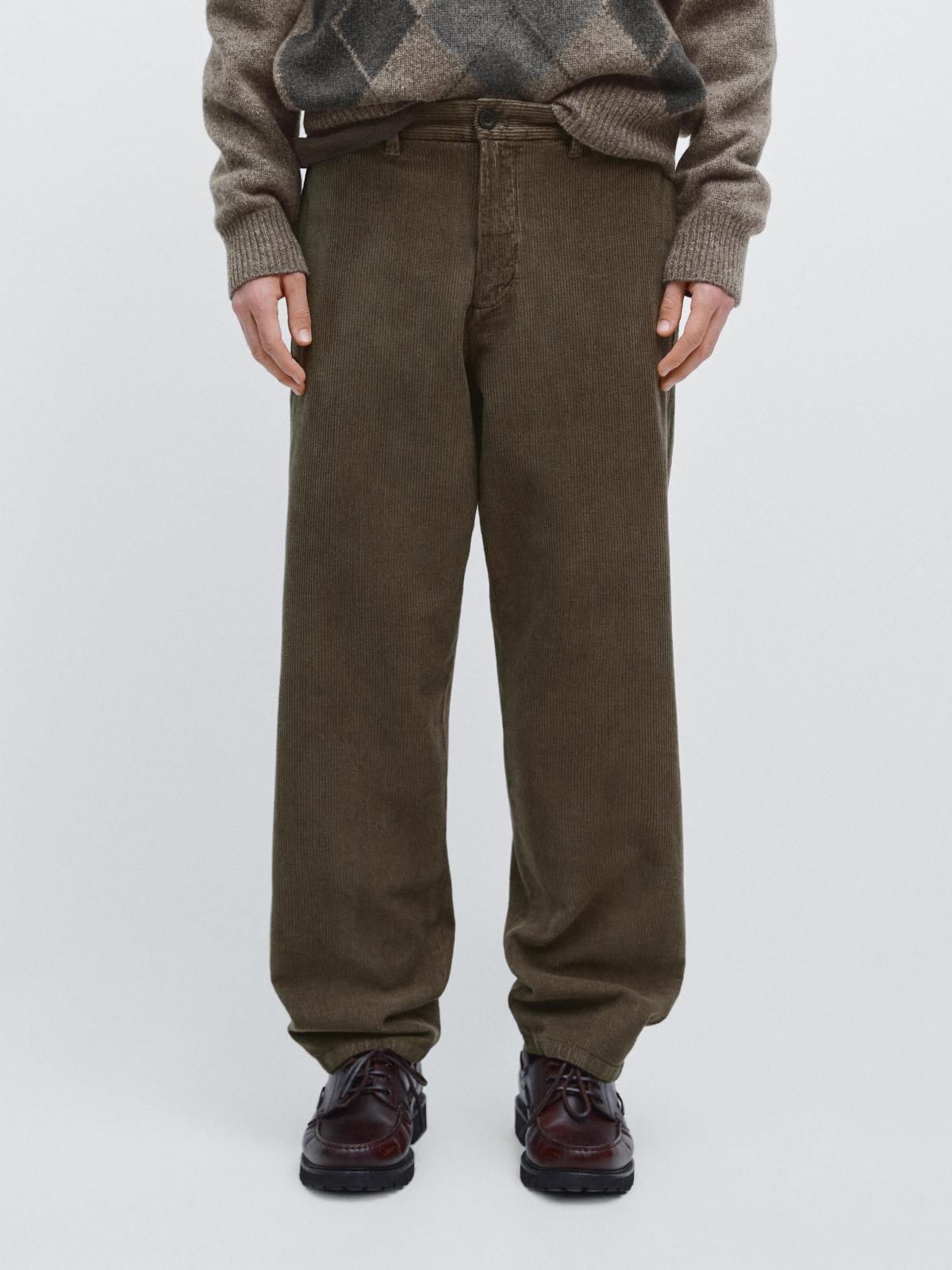마시모두띠 코듀로이 스트레이트핏 밴딩 팬츠 0065/009 BROWN - 상품 이미지