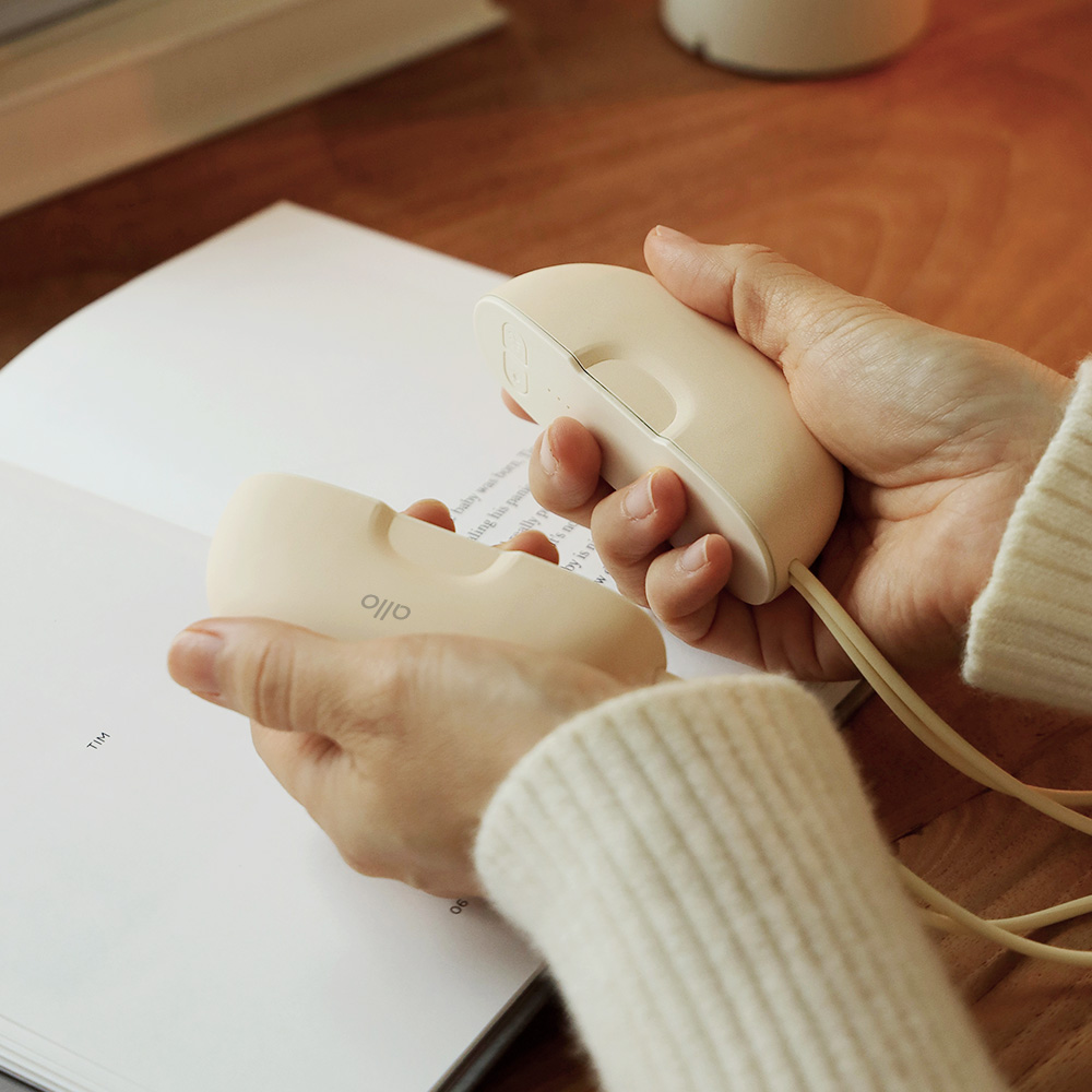 알로코리아 듀얼 충전식 휴대용 전기 전자 핫팩 손난로 보조배터리 WM501T