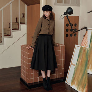[제로스트릿]에이라인 플레어 스커트 A LINE FLARE SKIRT /... 착용 후기 | 사이즈/핏 총정리 - 상품 이미지 2
