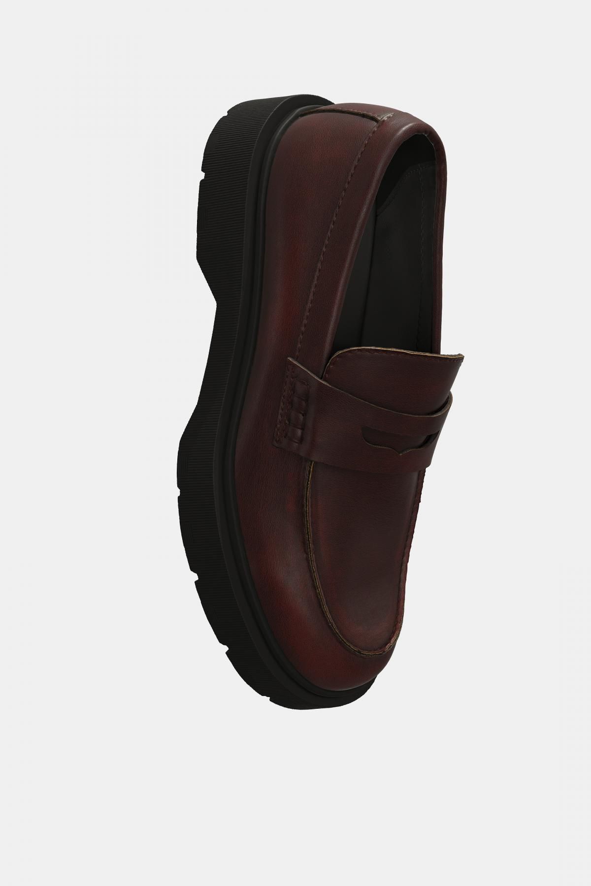 자라 청키 클래식 페니 로퍼 2625/620 BURGUNDY RED - 상세 이미지 5