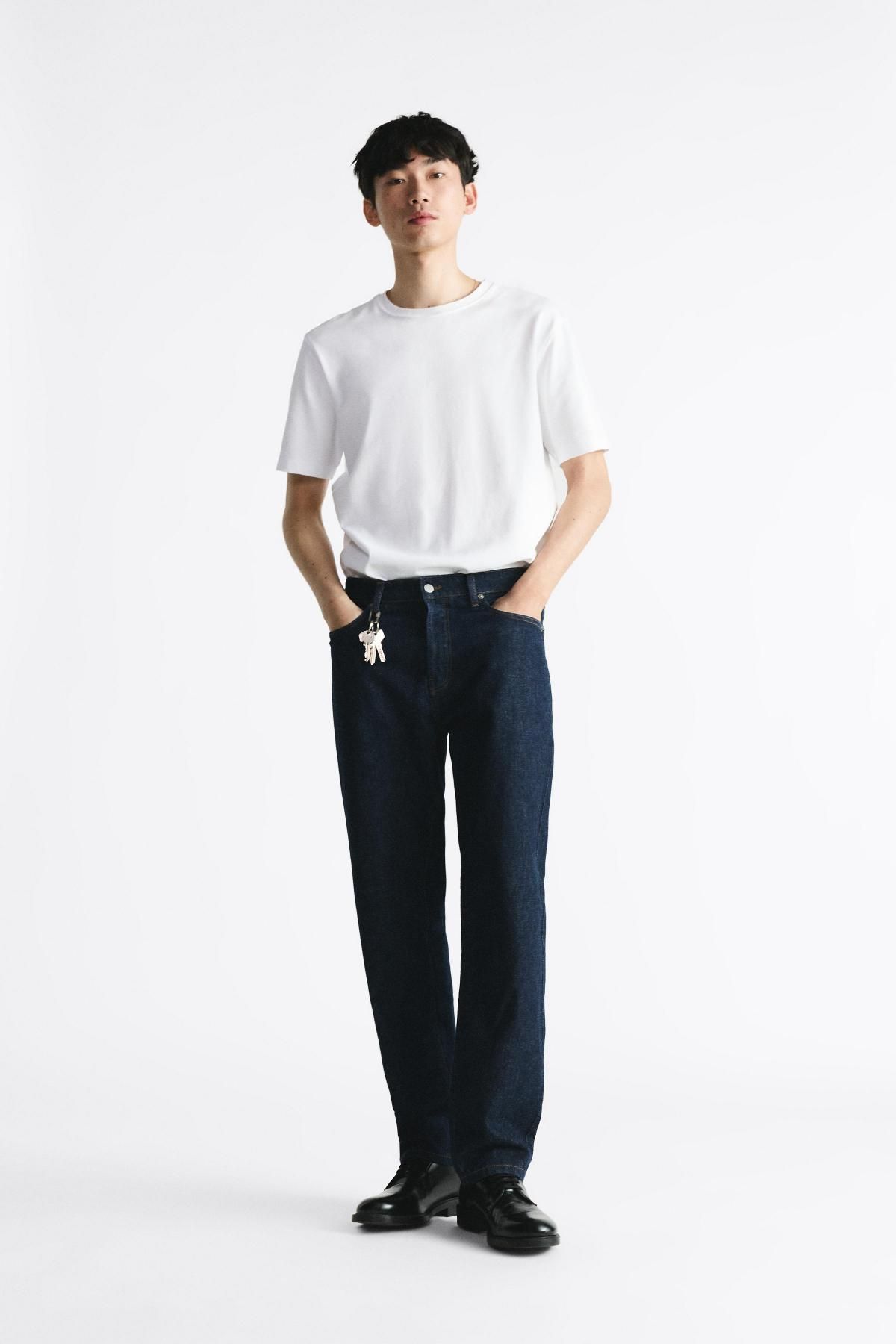 자라 헤비웨이트 반팔 티셔츠 0761/323 WHITE - 상세 이미지 2
