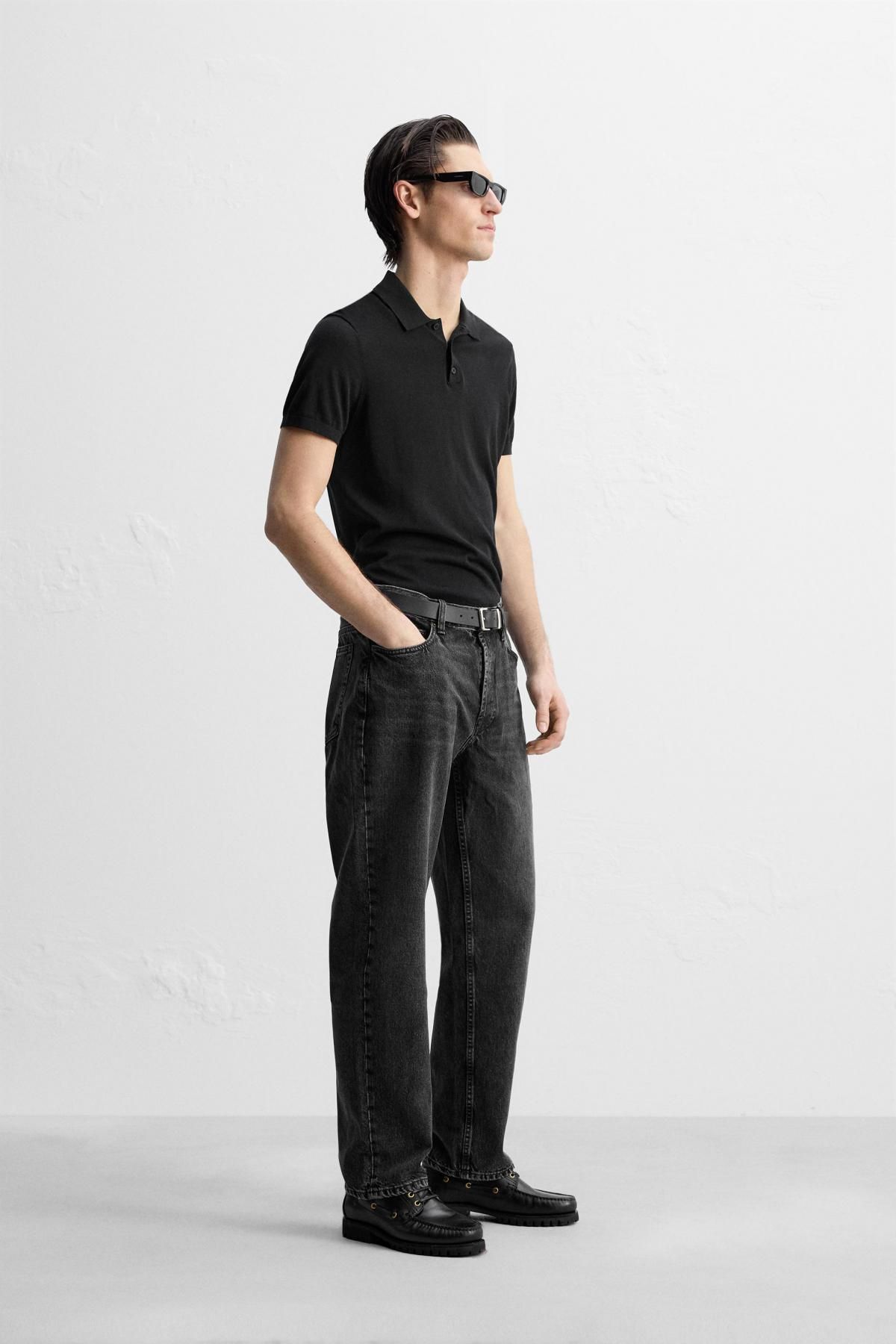 자라 스트레이트핏 진 8062/410 CHARCOAL - 상세 이미지 4