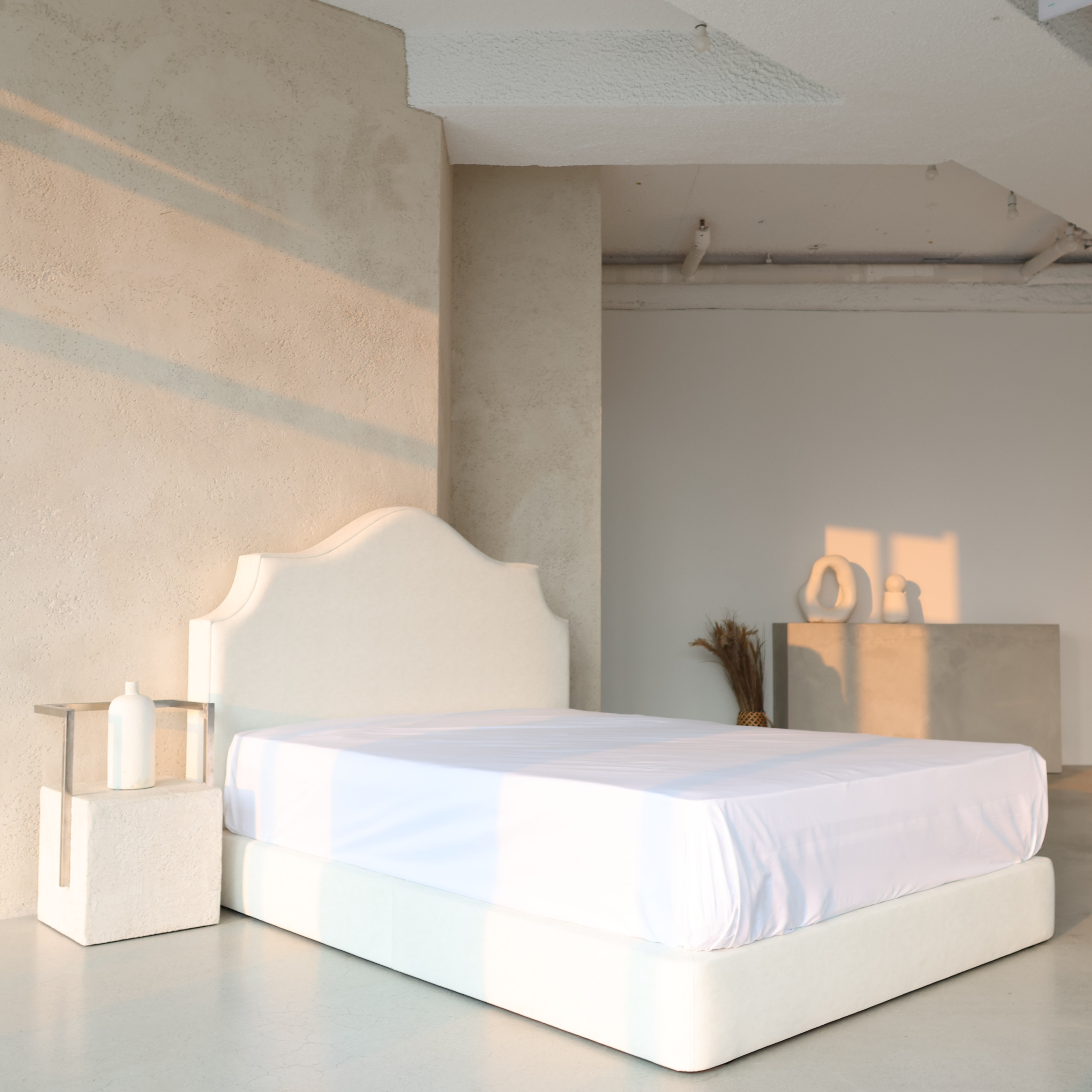 신혼 부부 침대 프레임 호텔식 패브릭 모던 SS 1100