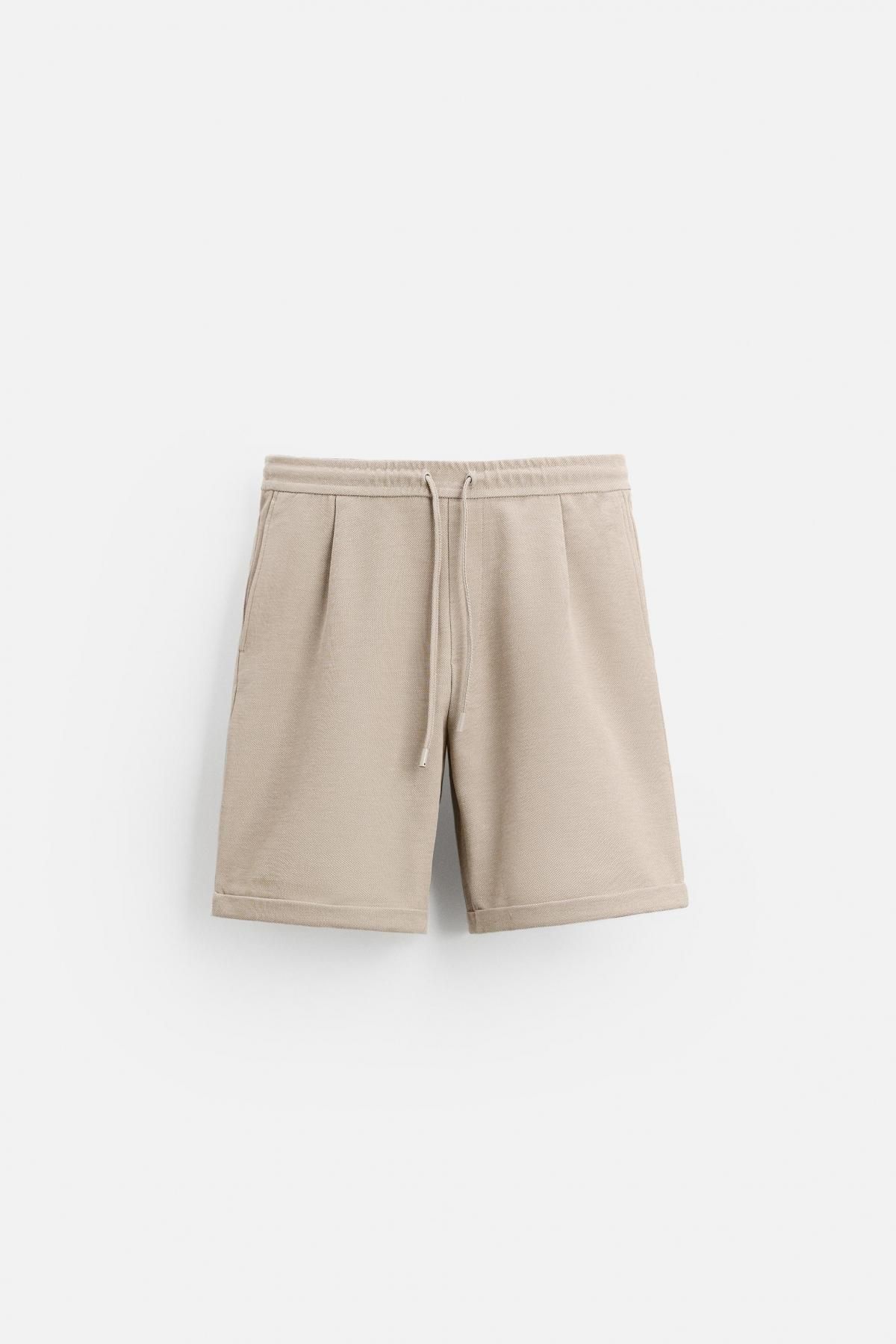 자라 컴포트 베이직 버뮤다 반바지 7484/873 SAND - 상품 이미지