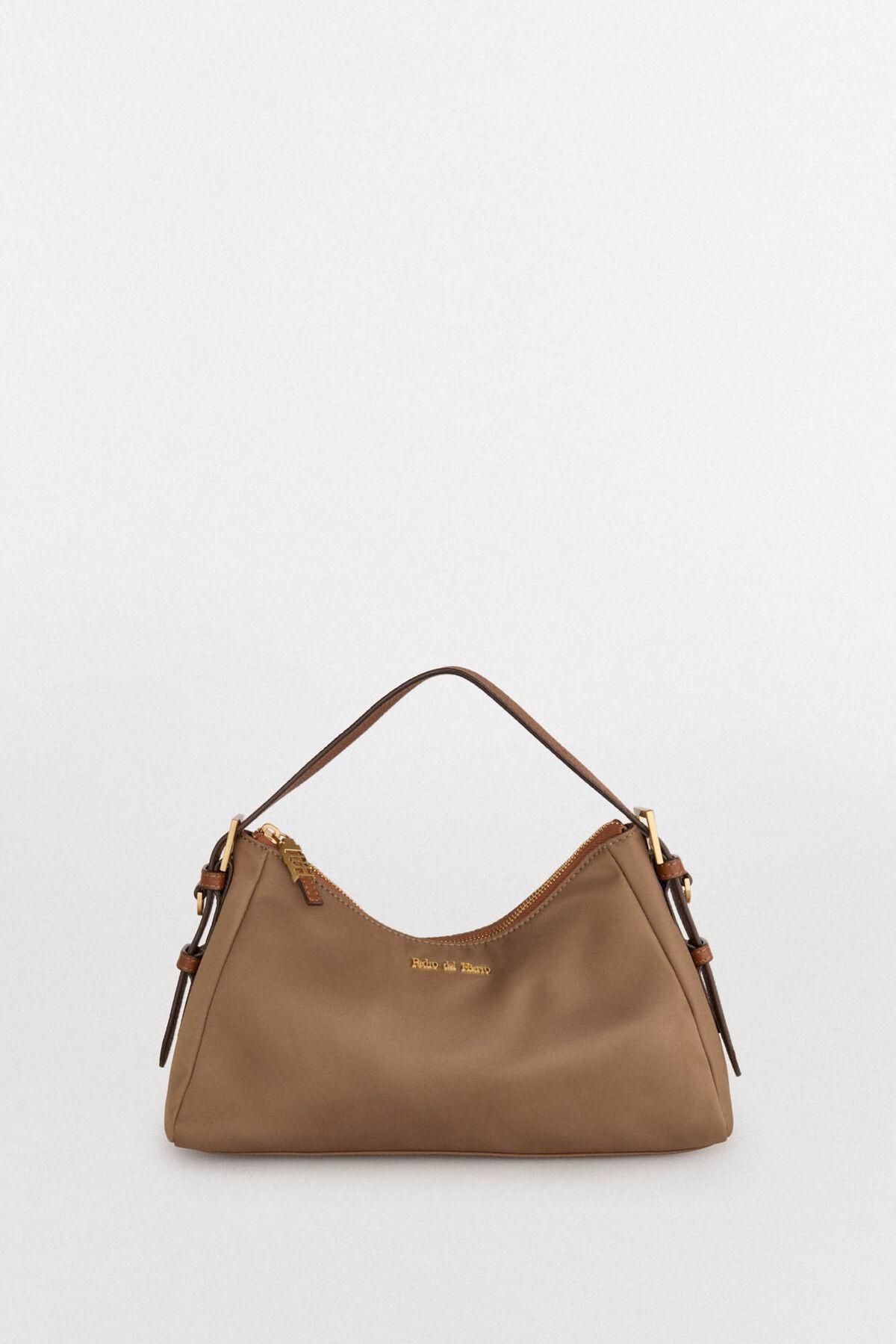 페드로 델 이에로 베이직 소프트 나일론 숄더백 1112617 BEIGE - 메인 이미지
