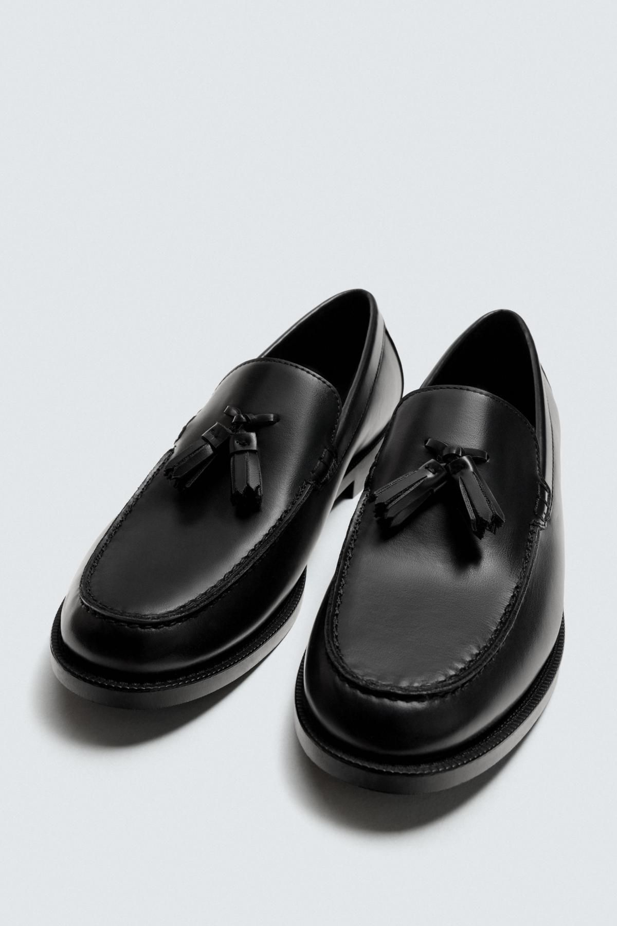 자라 클래식 포멀 테슬 로퍼 2601/620 BLACK - 상세 이미지 2