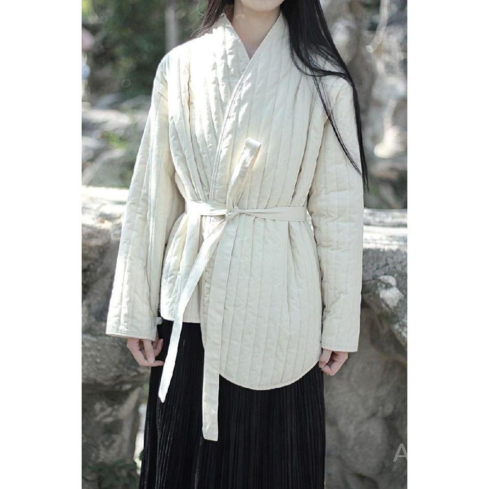 흰색저고리 여자 두루마기 누빔배자 마고자 절옷 여성 - 상품 이미지