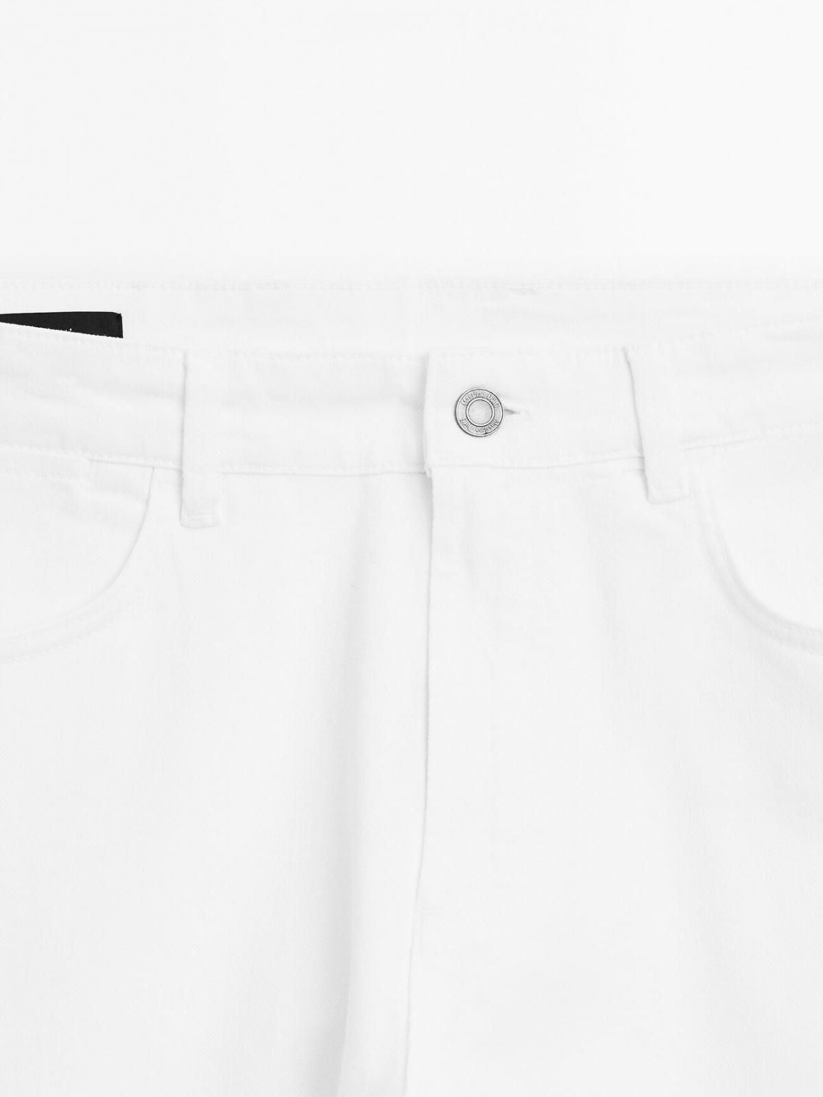 마시모두띠 화이트 SLIM 핏 데님 슬림핏 청바지 0084/085 WHITE - 상세 이미지 5