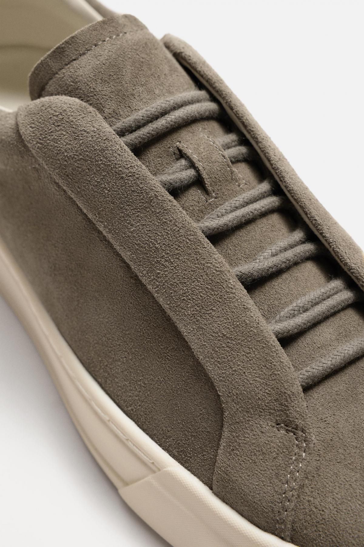 자라 스플릿 스웨이드 레더 테크니컬 청키 스니커즈 2210/521 TAUPE GREY - 상세 이미지 3