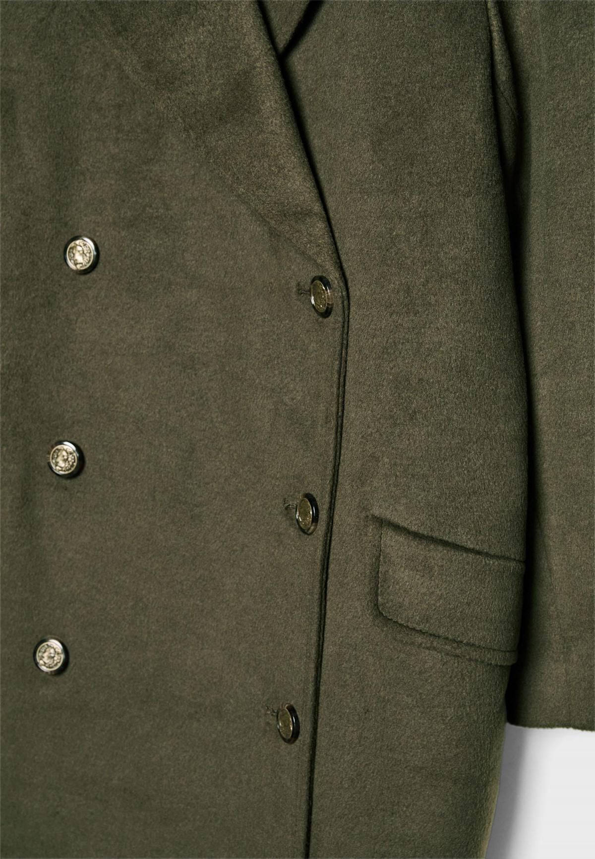 스트라디바리우스 테크니컬 더블브레스트 오버핏 코트 8476/771 OLIVE GREEN - 상세 이미지 2