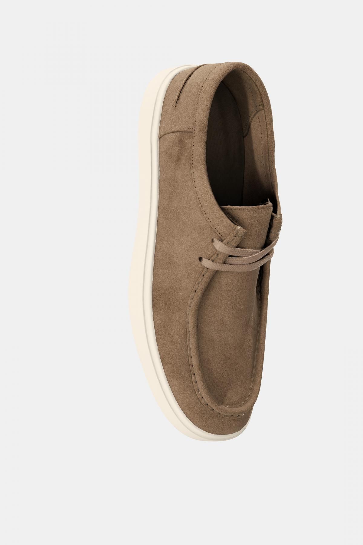 자라 캐주얼 스플릿스웨이드 레더 모크토 옥스포드화 2433/620 TAUPE GREY - 상세 이미지 5