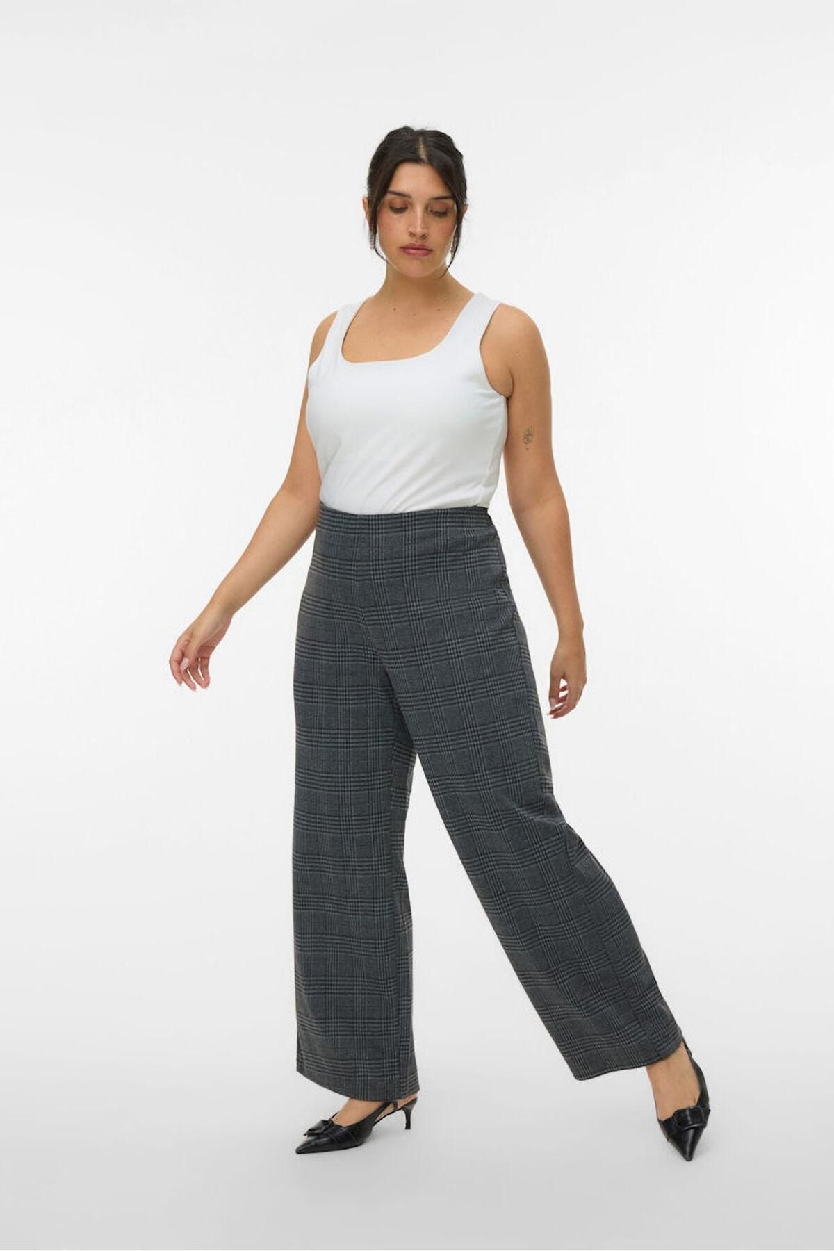 베로모다 테크니컬 하이웨이스트 와이드 팬츠 3722173 GRIS - 상세 이미지 2