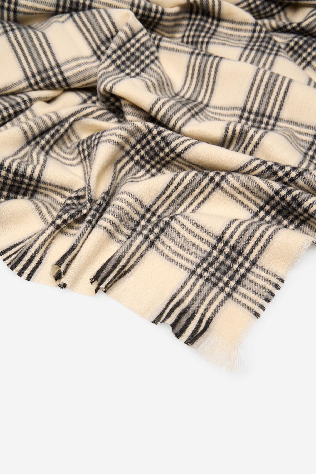 꼬르떼피엘 트렌디 체크 패턴 머플러 6932057 ESTAMPADO BLANCO - 상세 이미지 2