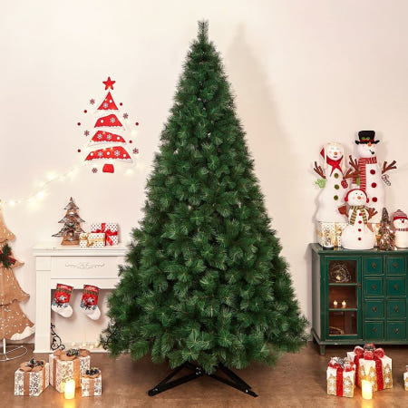 [울언니추천샵] 대형트리 뉴리얼 300cm 크리스마스트리 솔잎트리 크리스마스트리고급 교회트리 자취방트리 업소용트리 무장식트리