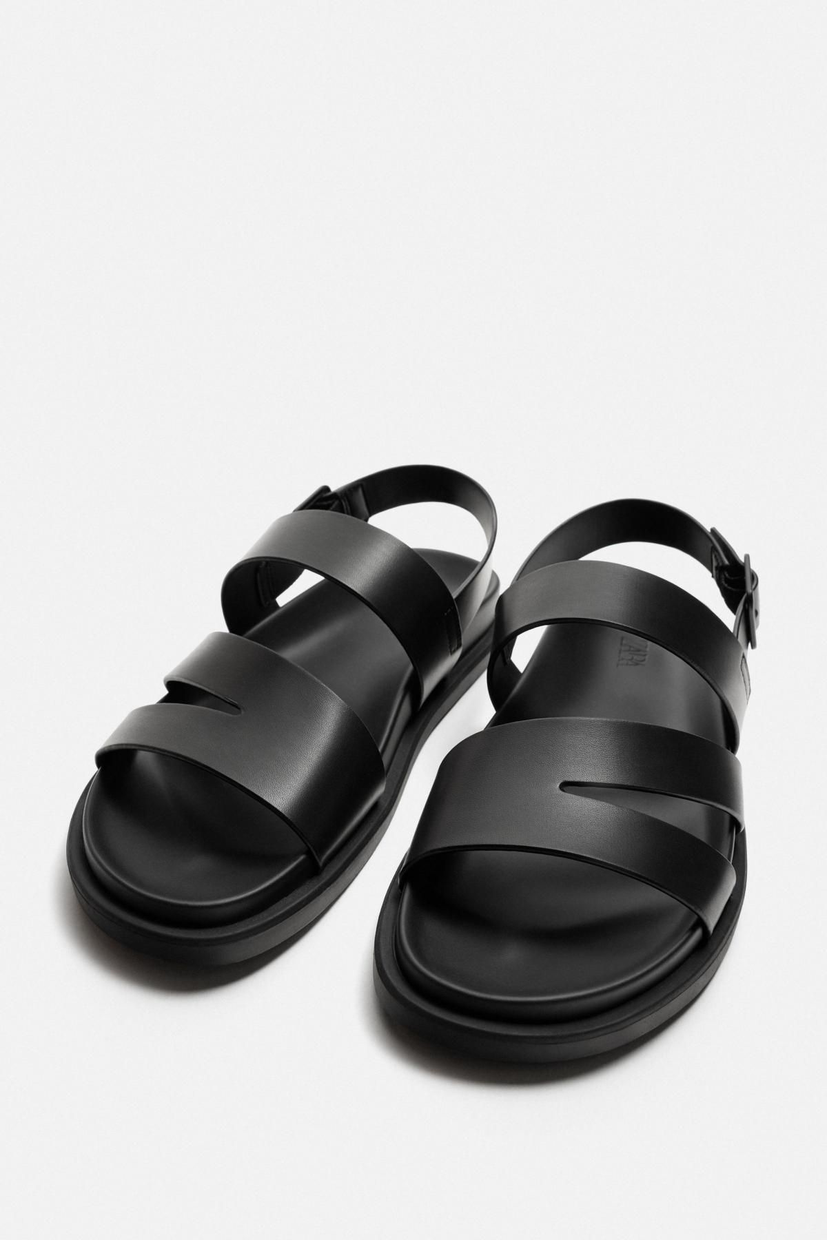 자라 미니멀 스트랩 샌들 2708/620 BLACK - 상세 이미지 3
