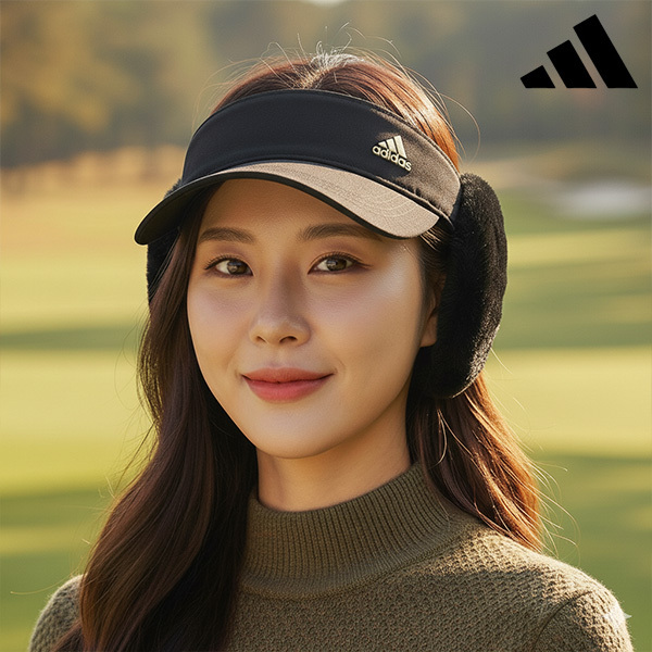 아디다스 FW 이어 퍼 여성 바이저 HG5600 HG5602 HG5603 - 메인 이미지