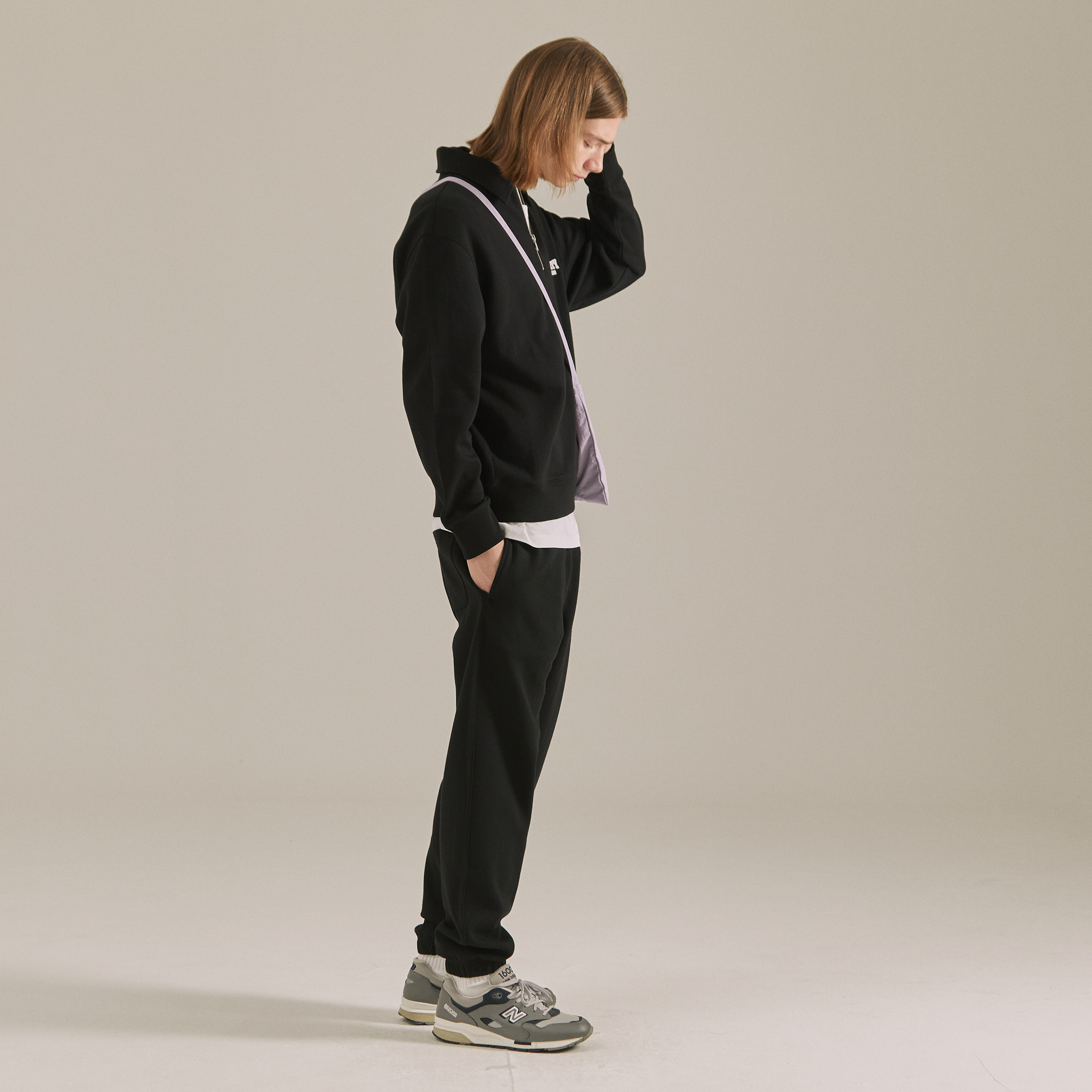 베이직하우스 면 코튼 트레이닝 밴딩 조거팬츠 LYPT0102 - 상세 이미지 3