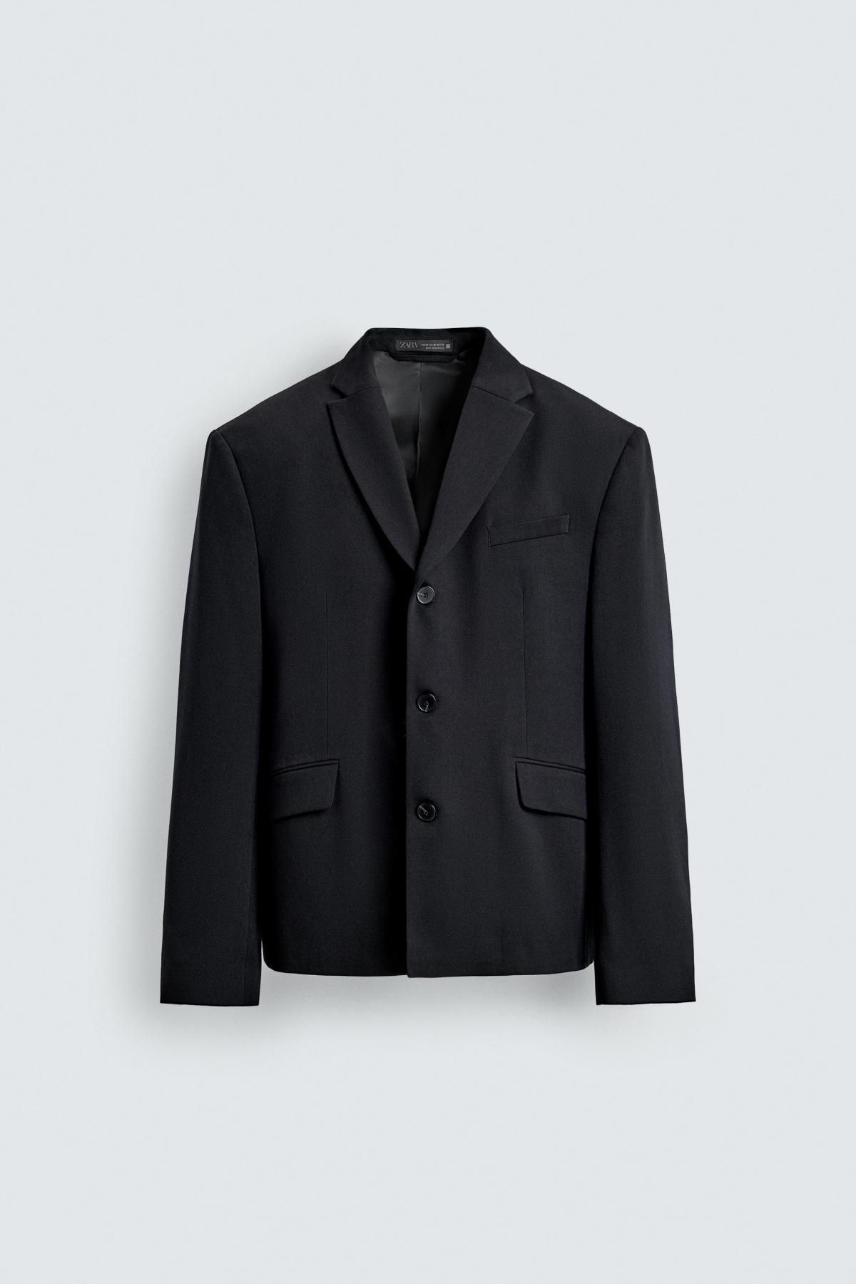 자라 테일러드 울블렌드 수트 블레이저 6676/205 BLUE - 메인 이미지
