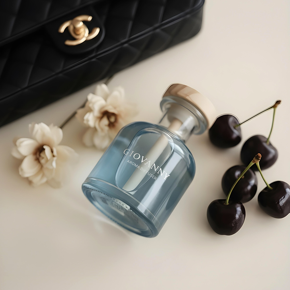 [1+1]지오바니 차량용 방향제 자동차 디퓨저 150ml, 블랙체리