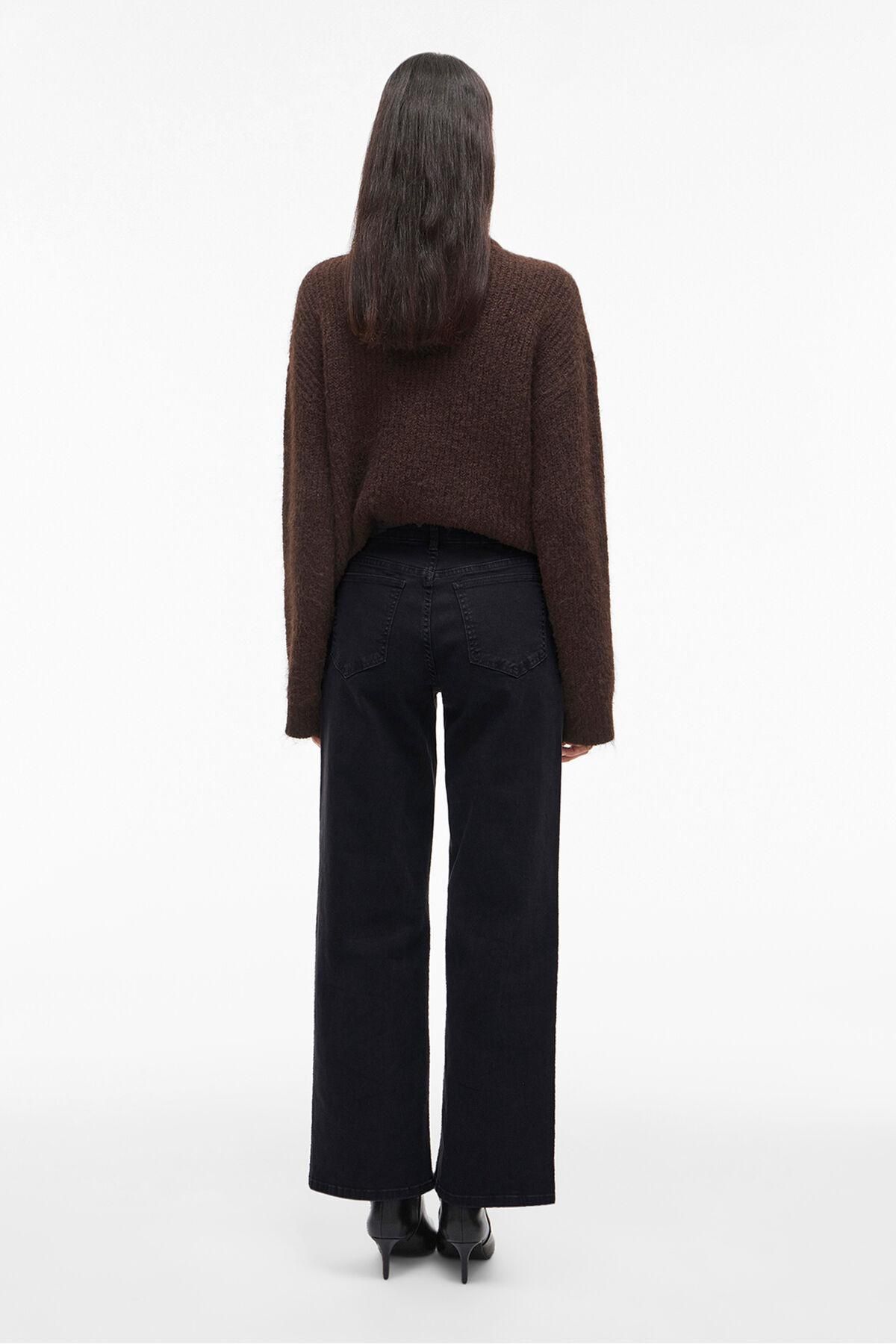 빌라 와이드핏 포켓 하이웨이스트 팬츠 5942258 NEGRO - 상세 이미지 5