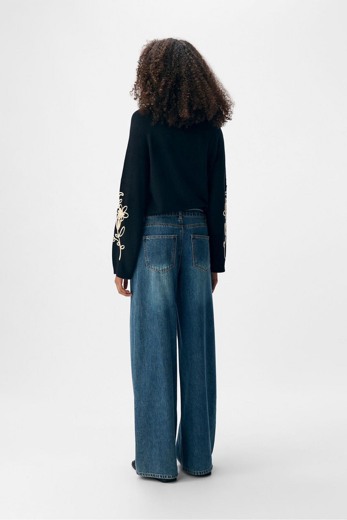 오브젝트 테크니컬 와이드핏 텐셀 데님 팬츠 7180771 AZUL - 상세 이미지 5