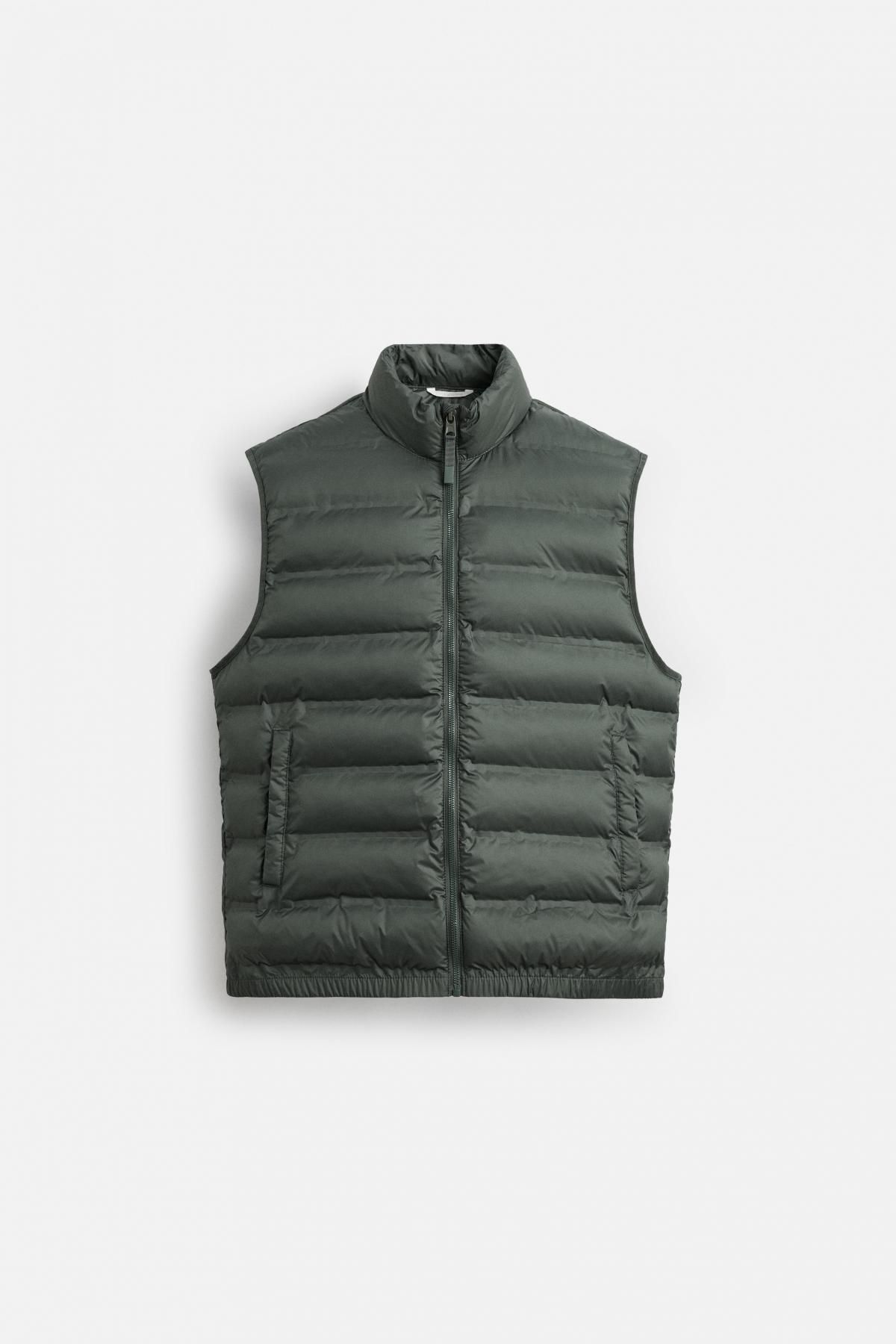 자라 테크니컬 경량 패딩 베스트 4302/206 GREEN - 메인 이미지