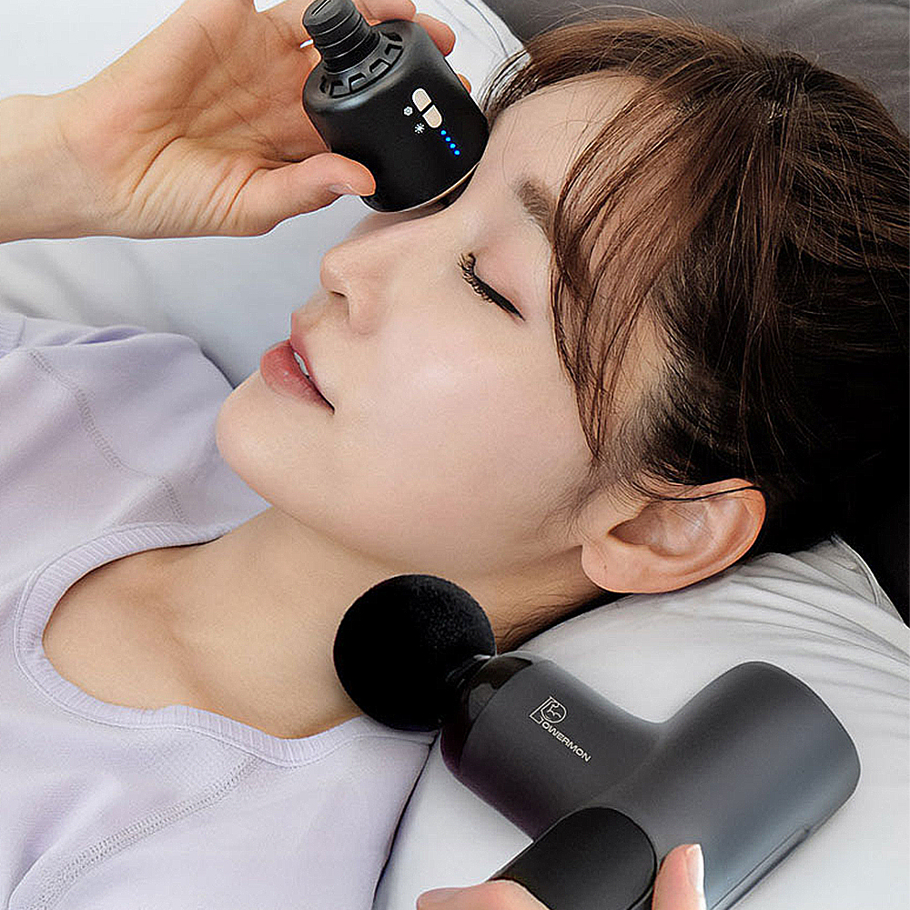 파워몬 냉온마사지건 세트 냉찜질 온찜질 냉온열 휴대용 초경량 목 어깨 마사지기 - 상세 이미지 2