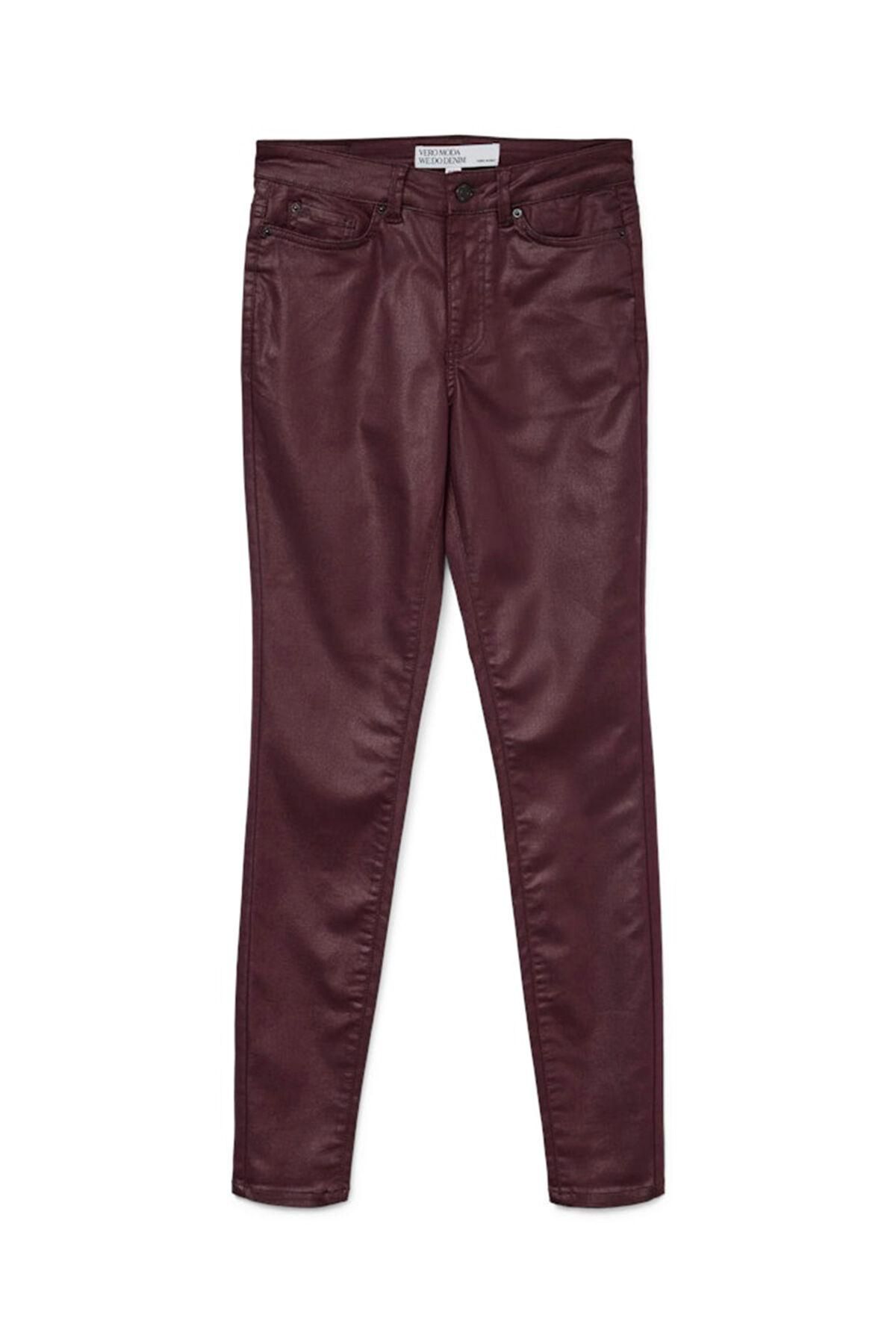 베로모다 버건디 스키니핏 데님 팬츠 6398266 MORADO - 상세 이미지 5