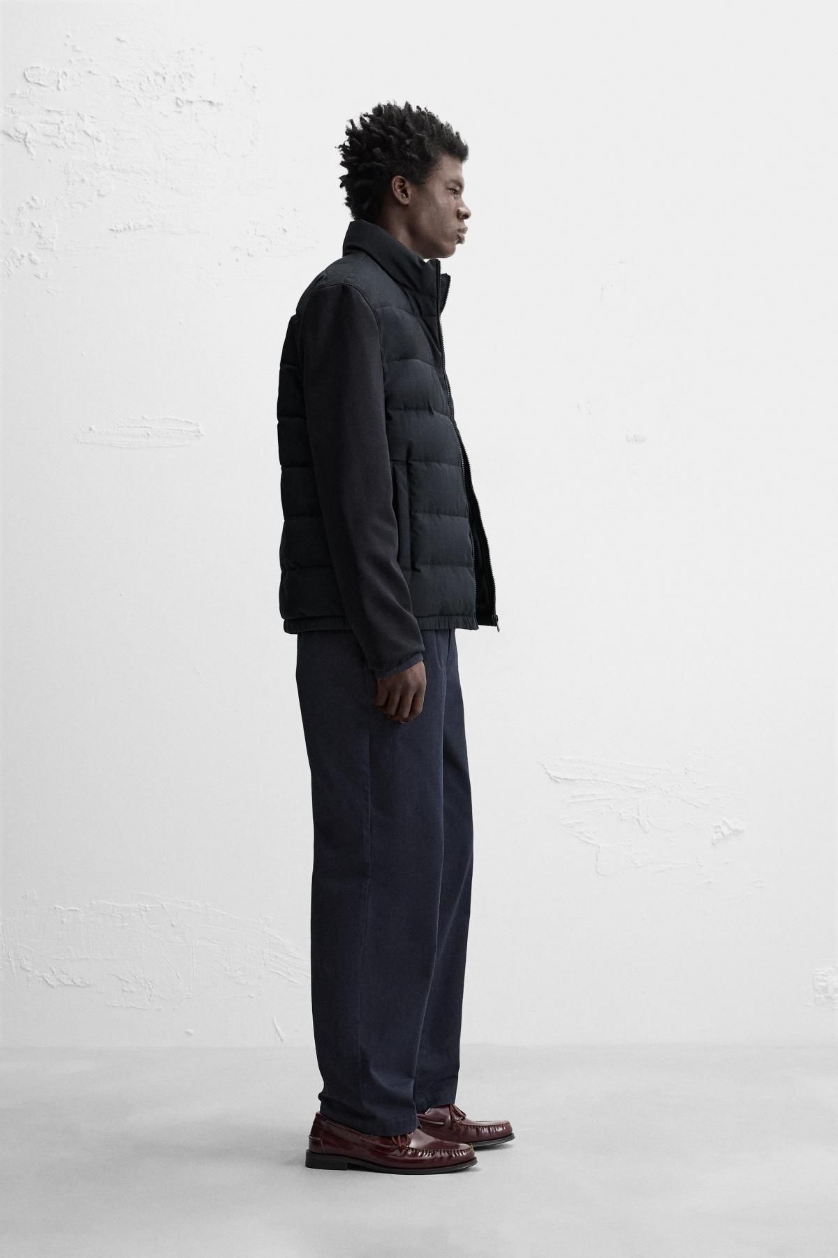 자라 테크니컬 경량 패딩 재킷 8574/800 NAVY BLUE - 상세 이미지 5