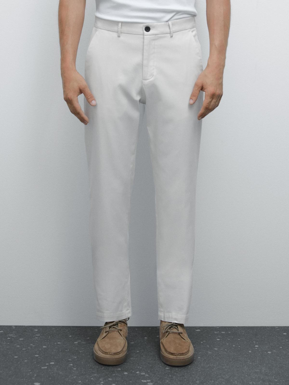 마시모두띠 슬림핏 텍스처 테크니컬 팬츠 0019/005 BEIGE - 상품 이미지