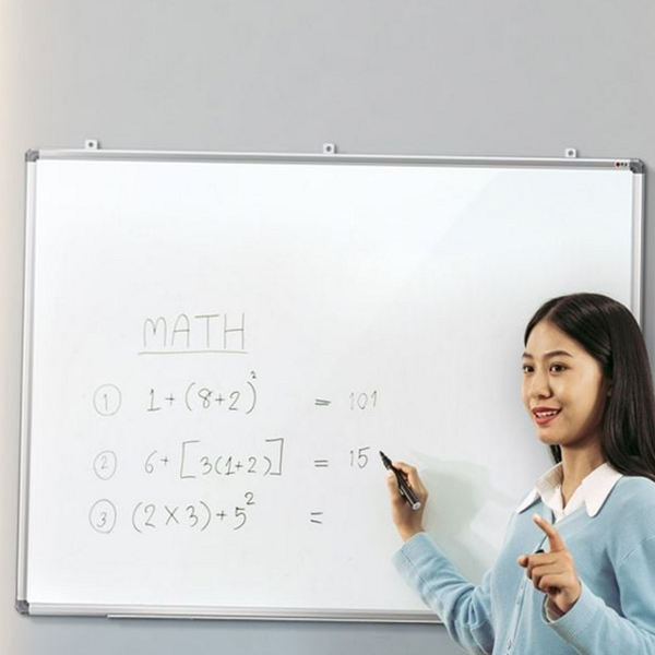 벽걸이 화이트 보드 사무용 중형 화이트 보드 회의용 학습용 강의용 - 메인 이미지