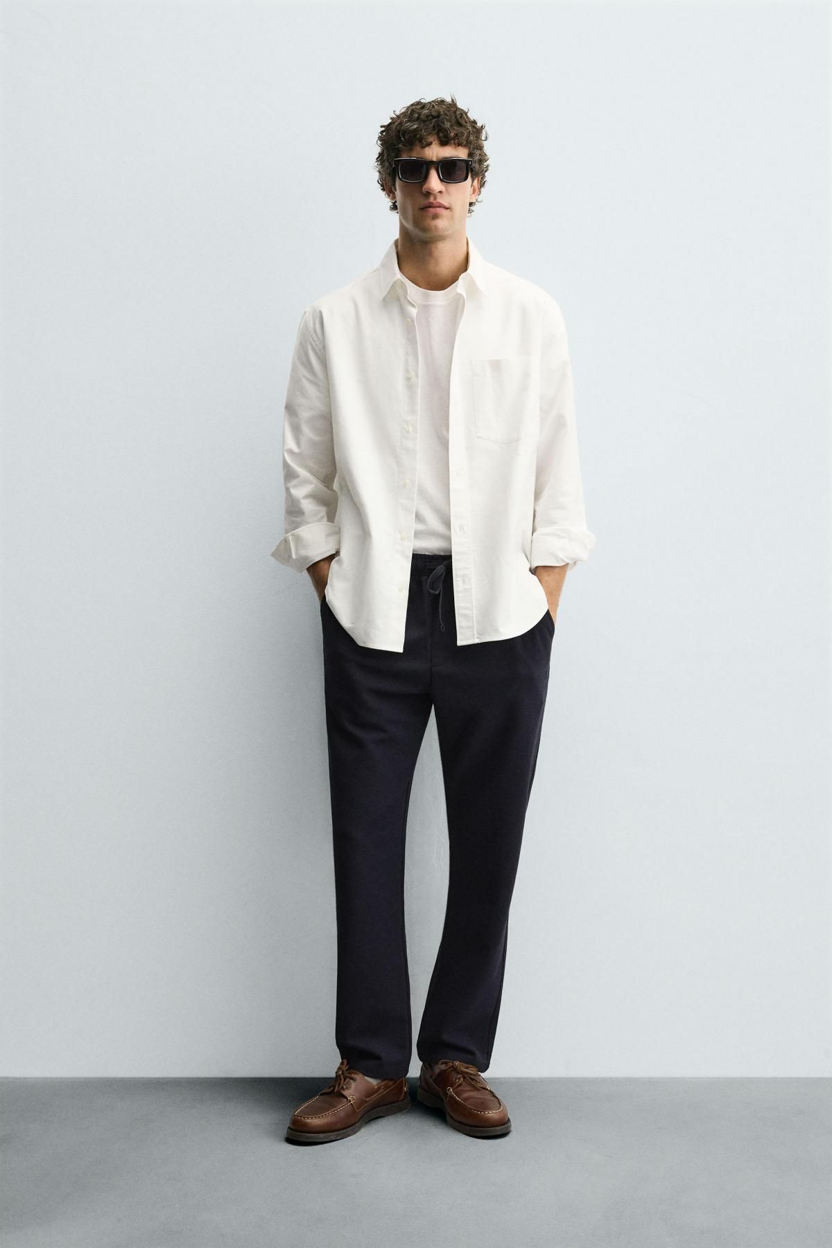 자라 컴포트 조거 웨이스트 팬츠 7484/403 NAVY BLUE - 상세 이미지 2