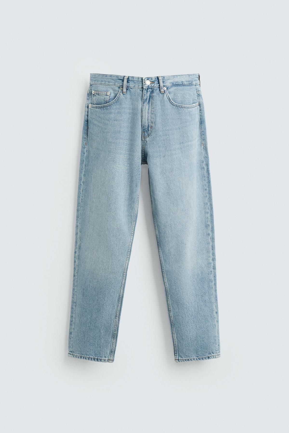 자라 연청 슬림핏 테이퍼드 청바지 4060/303 LIGHT BLUE 이미지 6