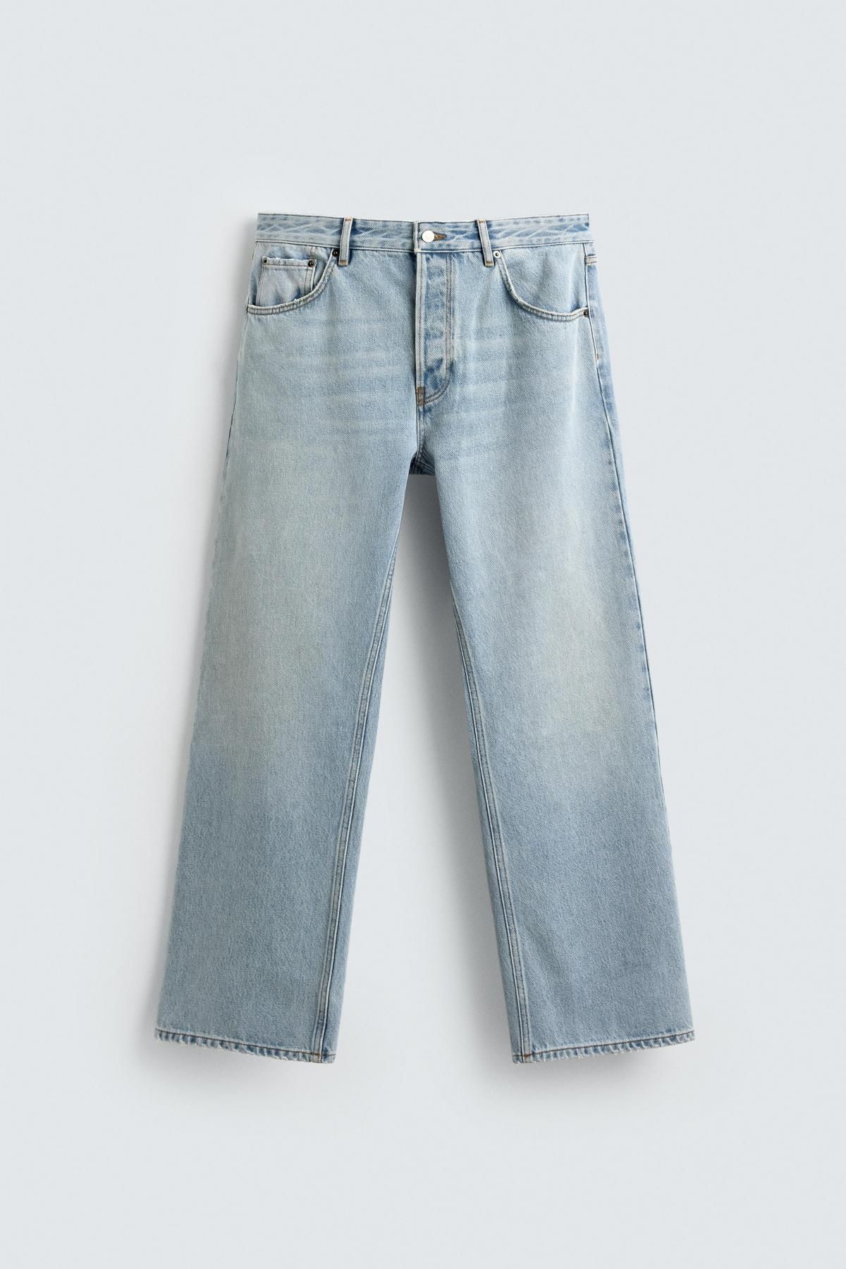 자라 라이트워싱 플레어핏 미드라이즈 데님 청바지 0840/304 LIGHT BLUE 이미지 7