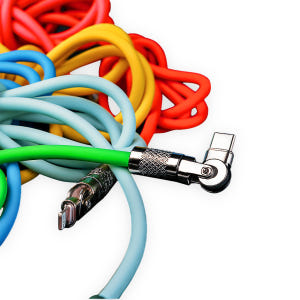 [프로덕트피알] 180도 회전 고속충전케이블  C TO C 컬러 케이블 ... 개봉기 | 실사용 후기 - 상품 이미지 3