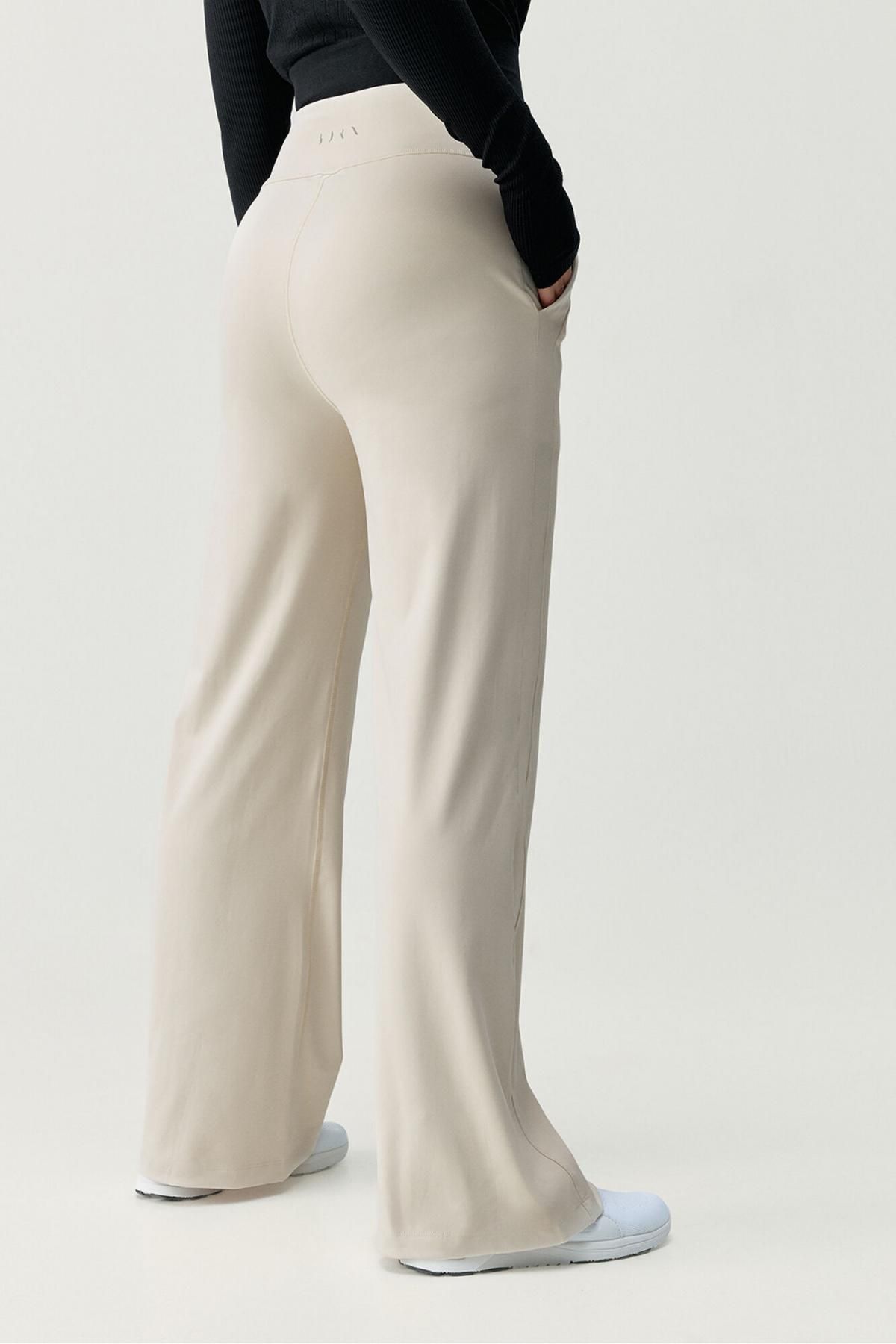 본리빙요가 테크니컬 와이드핏 팬츠 아이보리 8182787 MARFIL - 상세 이미지 2