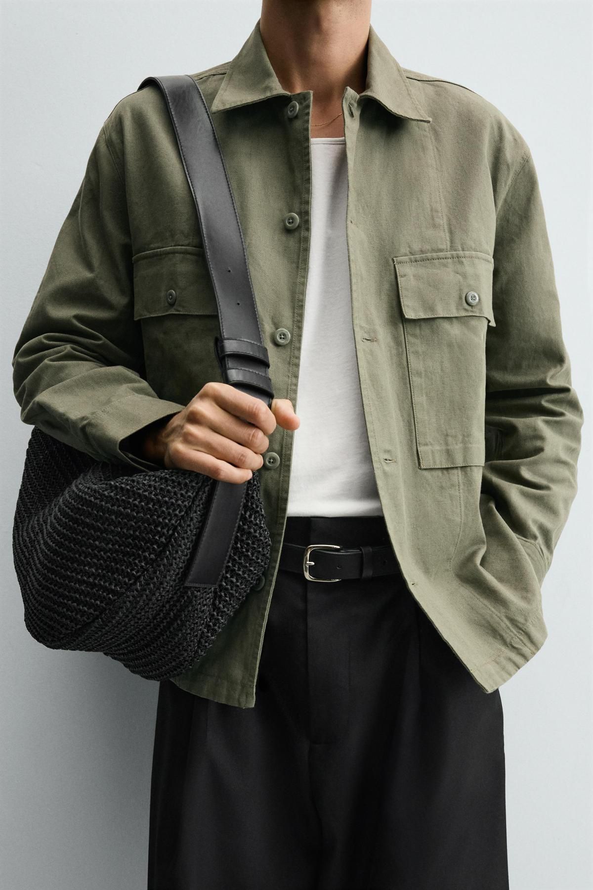 자라 브레이드 베이직 블랙 숄더백 3120/620 BLACK - 상세 이미지 2
