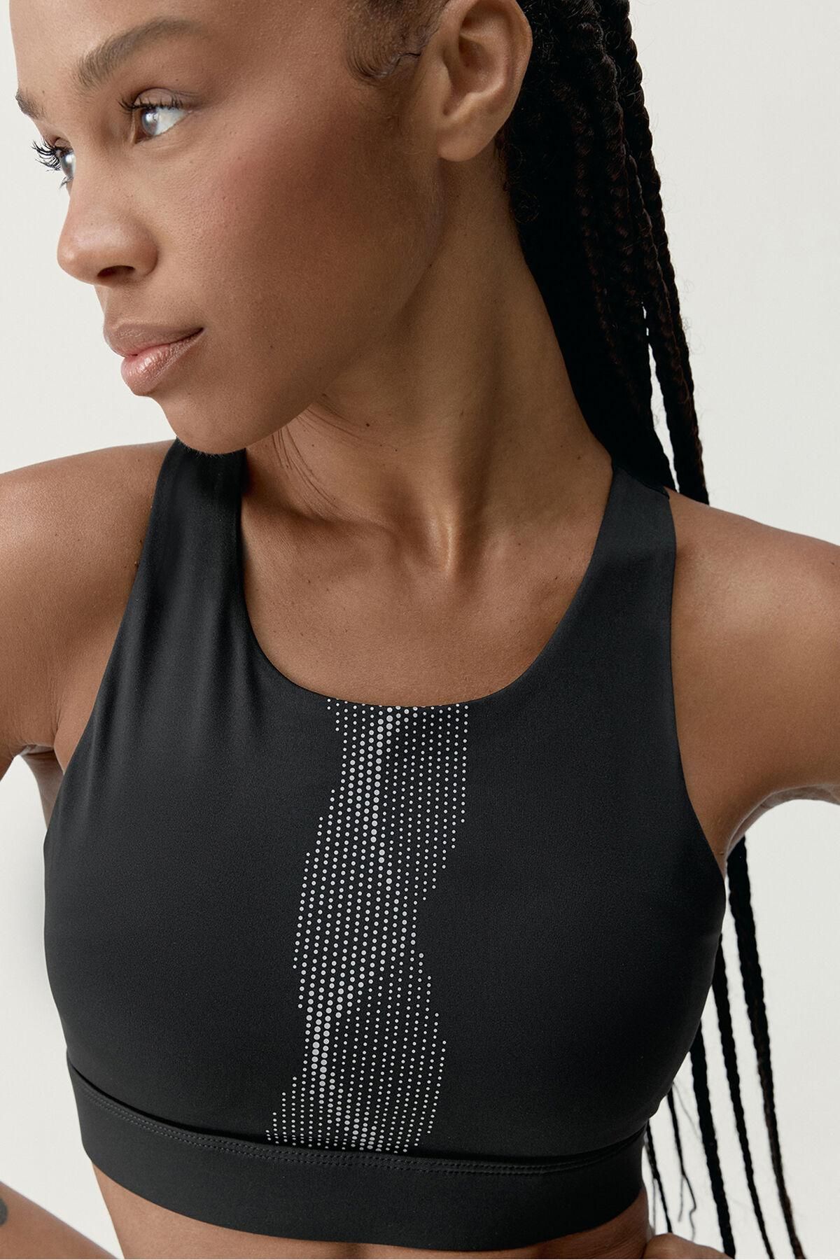 본리빙요가 테크니컬 하이서포트 스포츠 브라 블랙 8182780 NEGRO - 상세 이미지 3