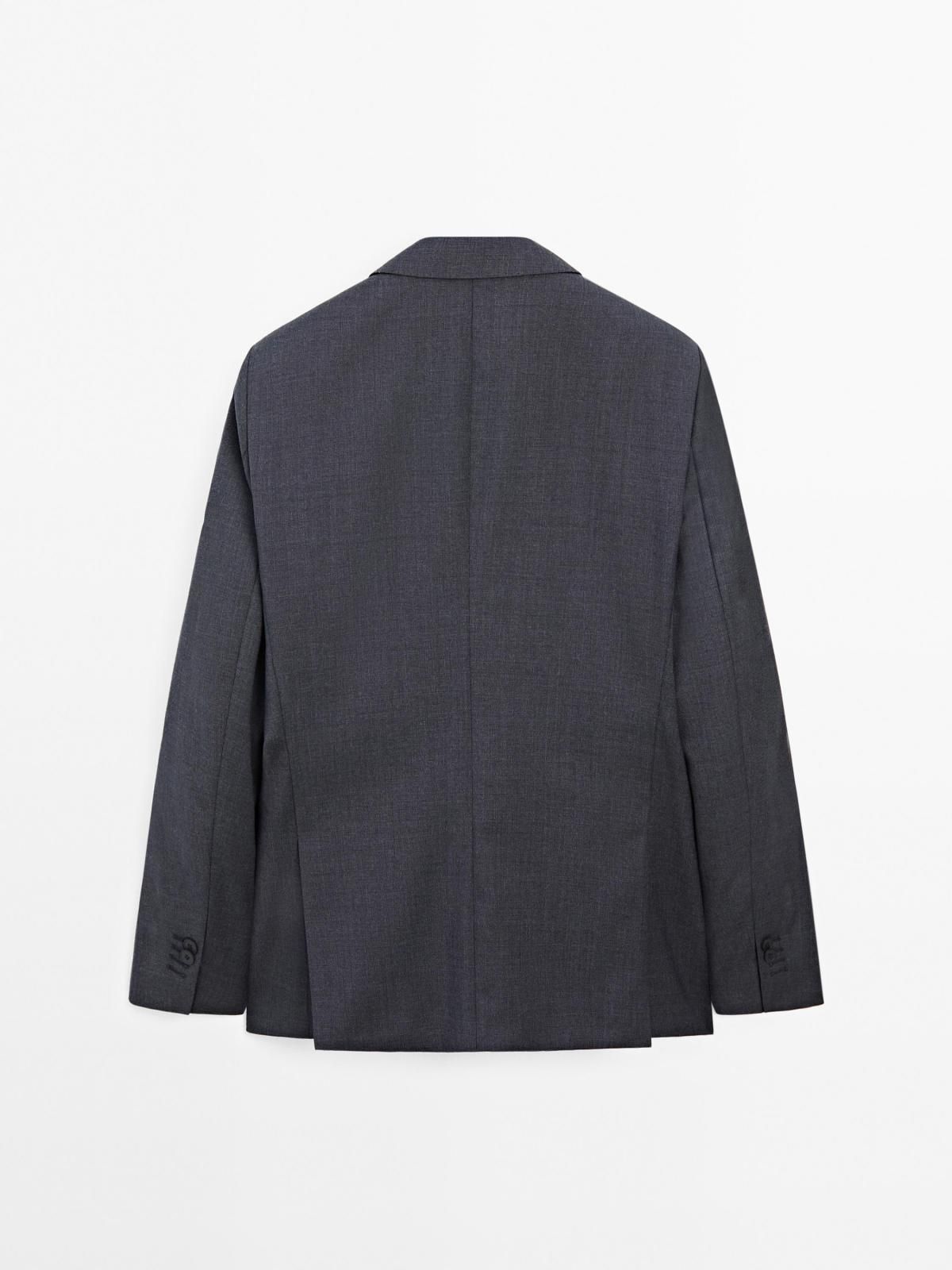마시모두띠 클래식 100 울 테일러드 수트 블레이저 3500/501 NAVY BLUE - 상세 이미지 2
