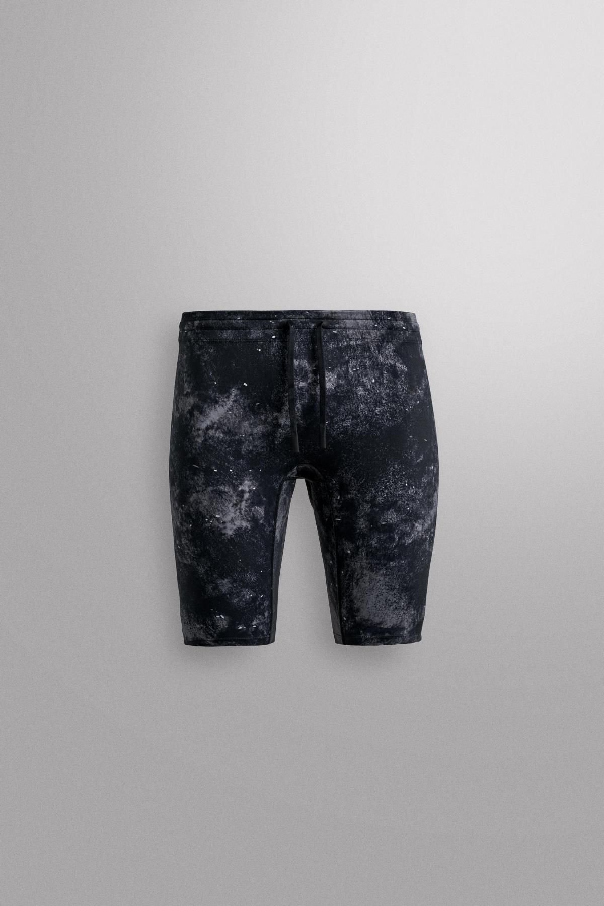 자라 테크니컬 앱스트랙 프린트 러닝 레깅스 6096/315 DARK NAVY - 메인 이미지