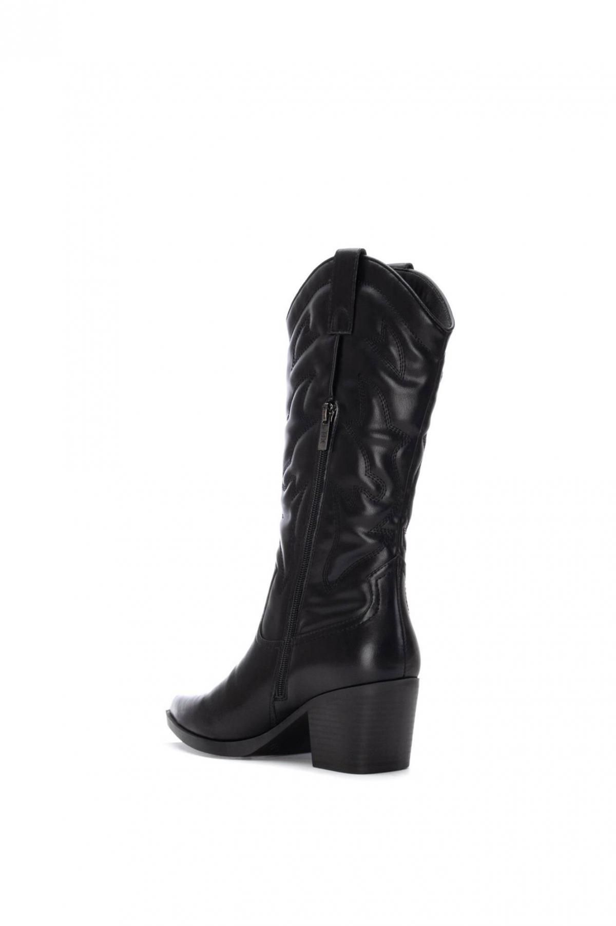 엑스티아이 웨스턴 메탈릭 카우보이 미들 부츠 1522750 NEGRO - 상세 이미지 4