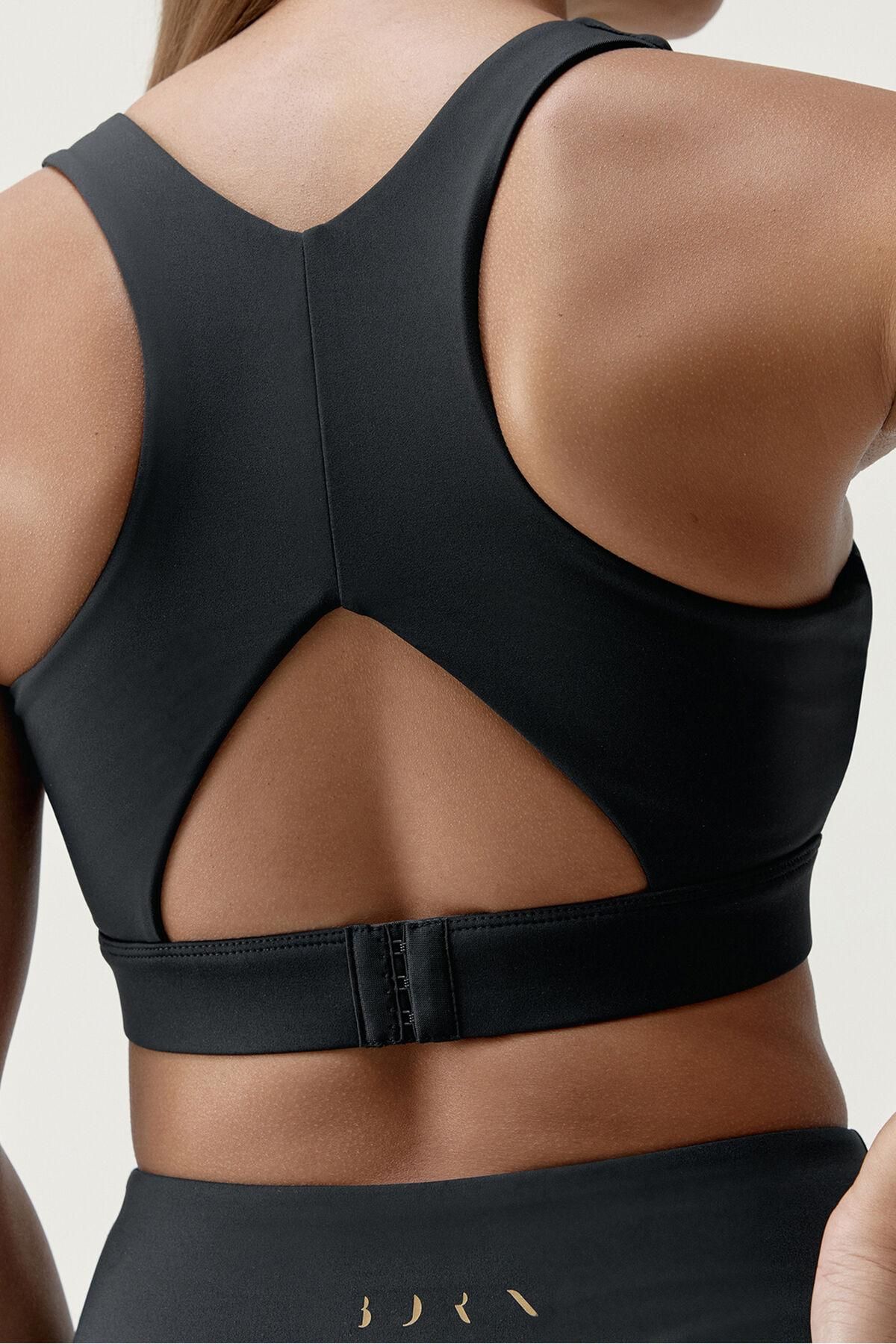 본리빙요가 블랙 하이서포트 스포츠 브라탑 8182757 NEGRO - 상세 이미지 4