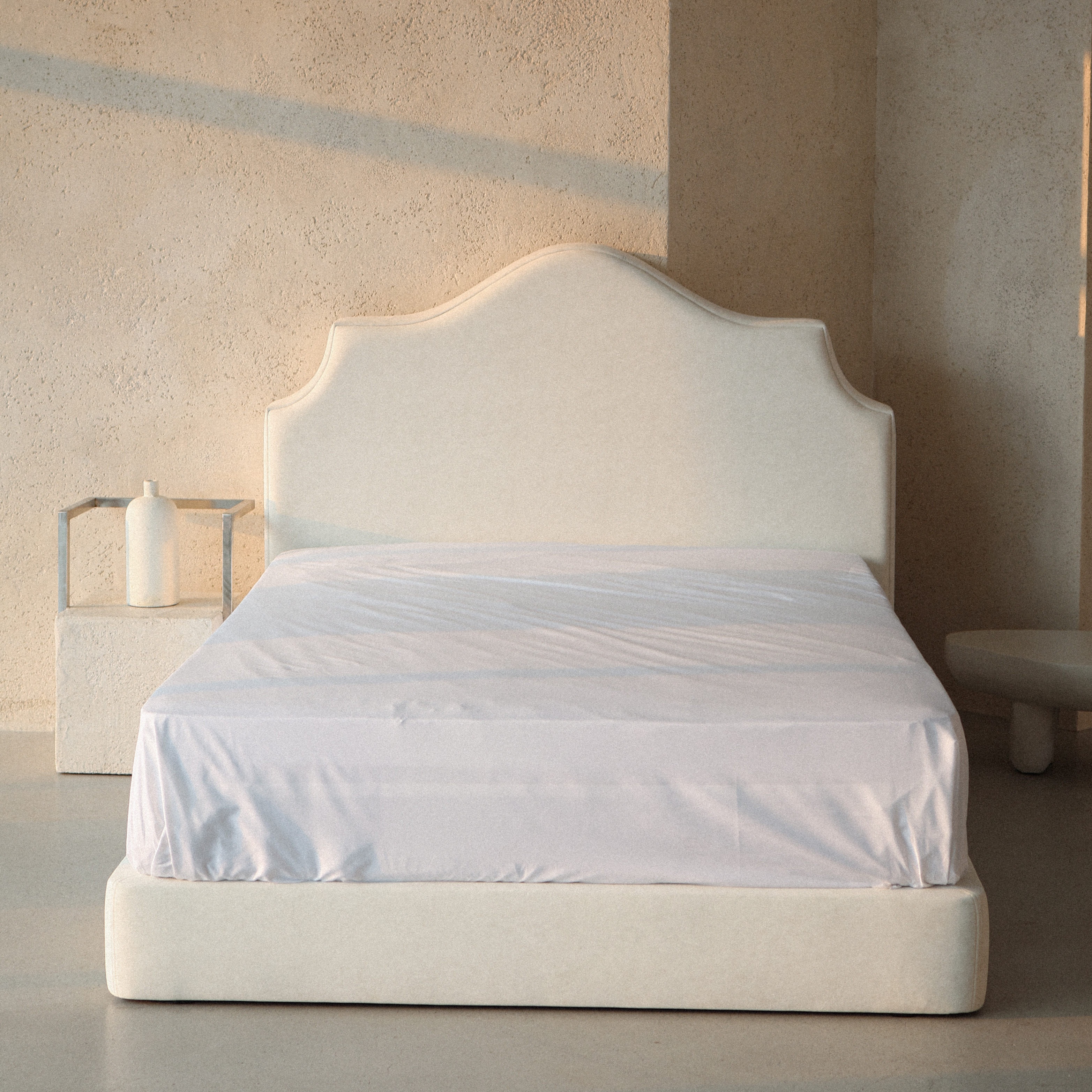 신혼 부부 침대 프레임 호텔식 패브릭 모던 SS 1100