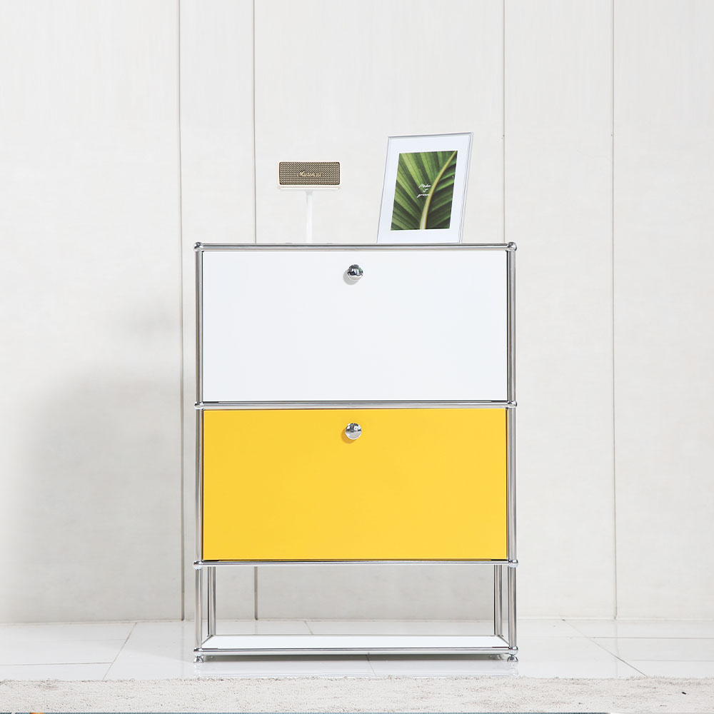 이가페 미드센츄리 모듈거실장 모노 1x3 다운플로어 수납장 콤비