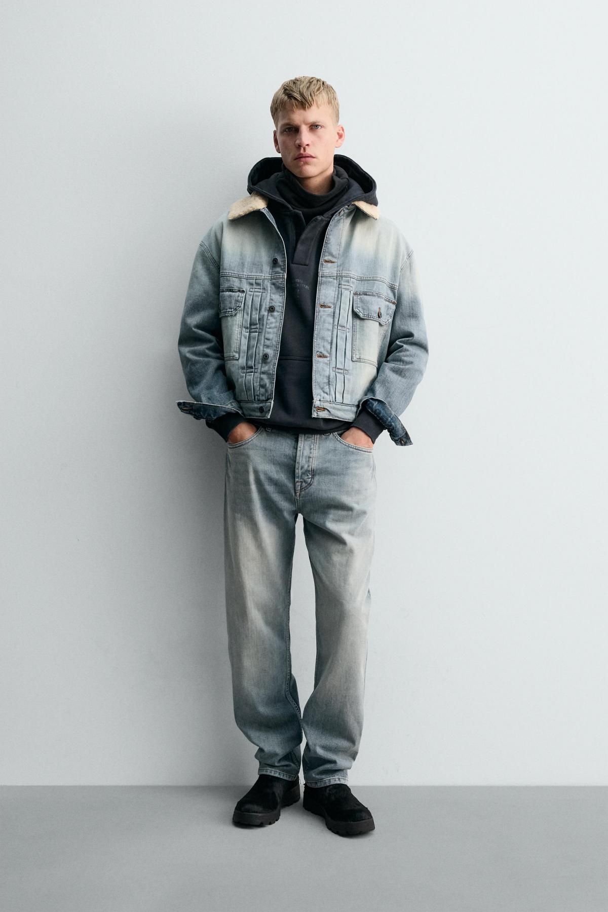 자라 셀비지 데님 스트레이트핏 진 3991/356 MID-BLUE - 상세 이미지 2