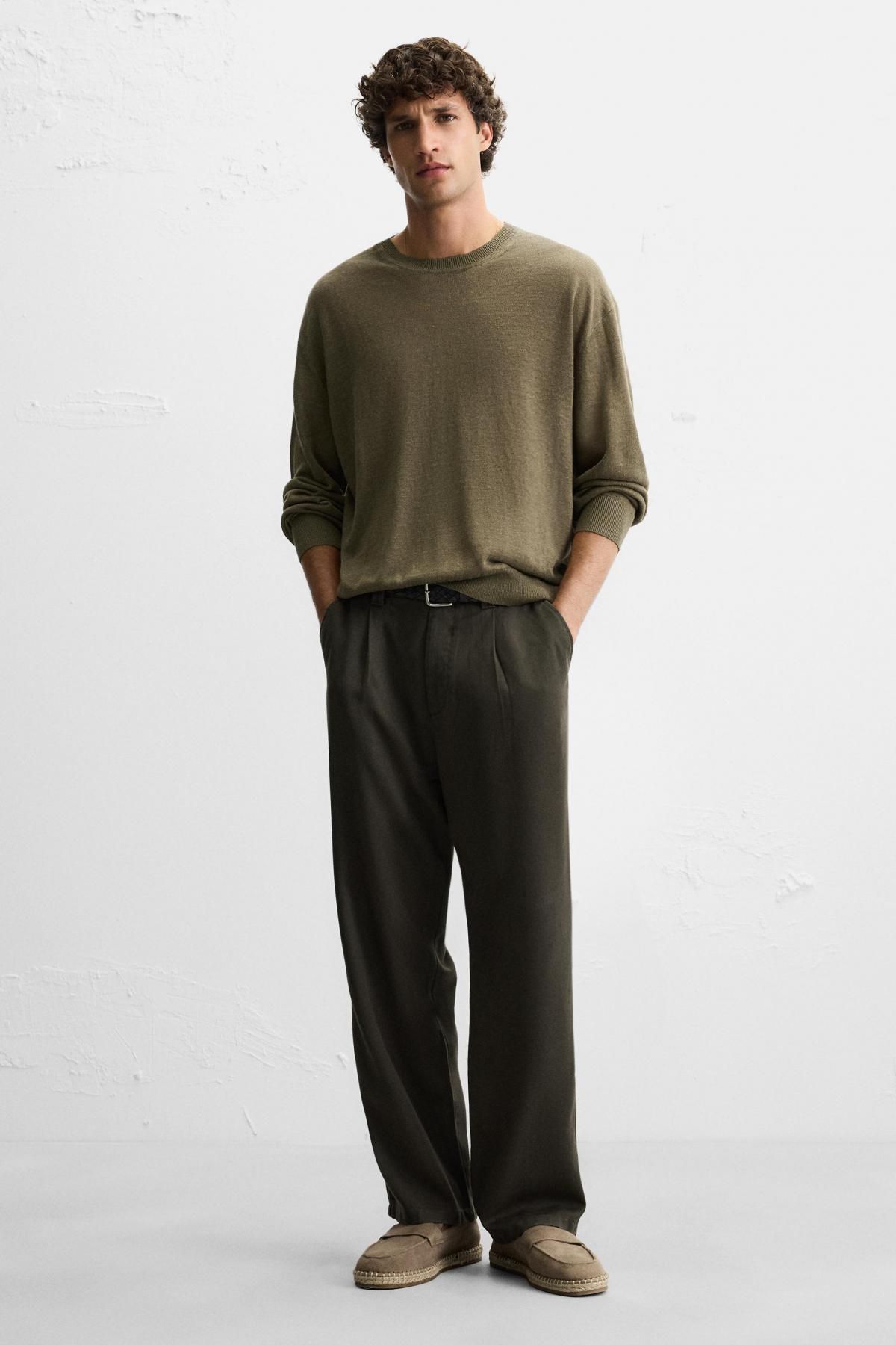 자라 프리미엄 레더 모카신 에스파드리유 페니로퍼 2616/620 TAUPE GREY - 상세 이미지 3