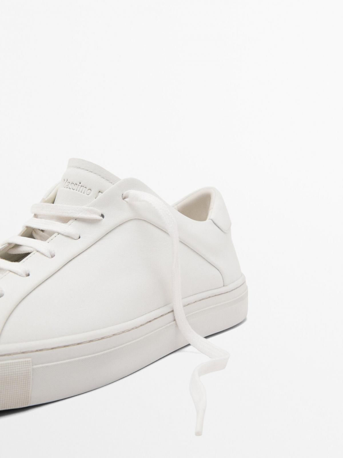 마시모두띠 스플릿 스웨이드 스니커즈 2161/450 WHITE - 상세 이미지 5
