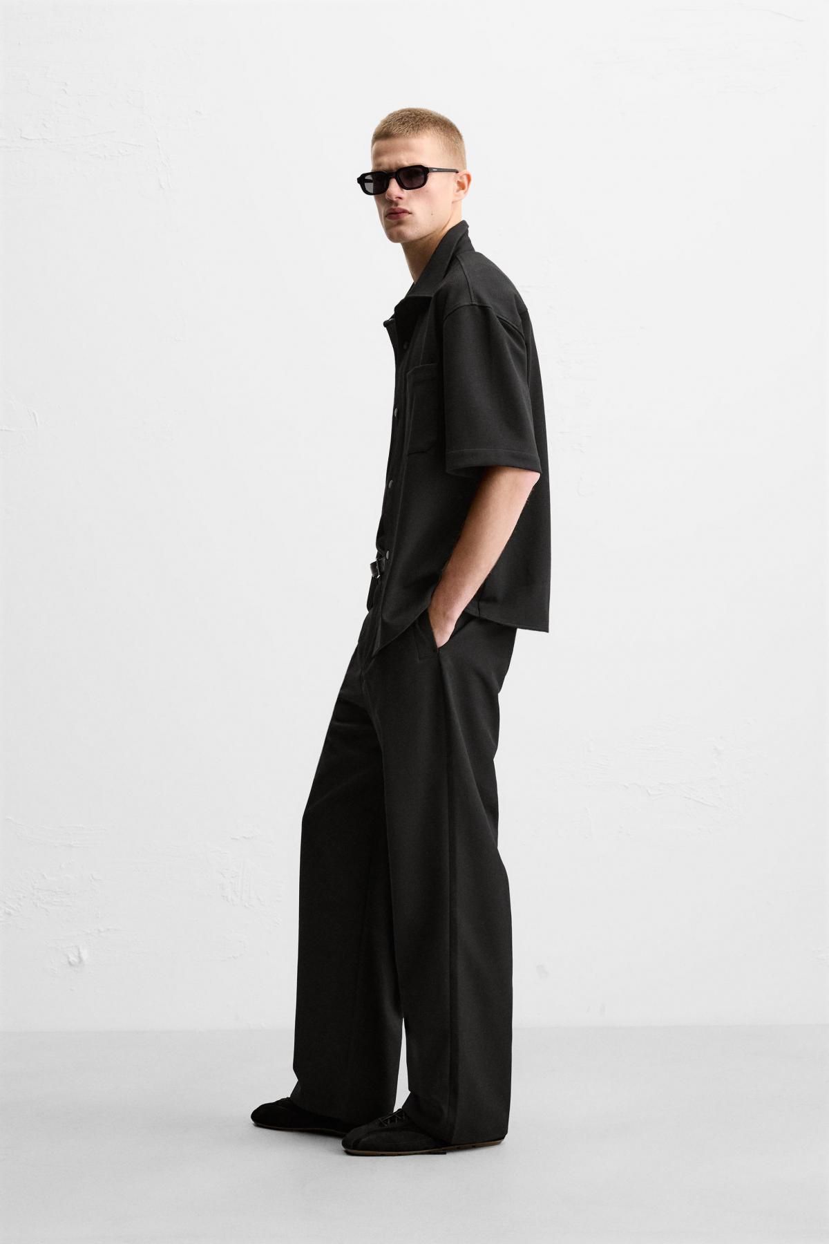 자라 컴포트 오버셔츠 3090/550 BLACK - 상세 이미지 5
